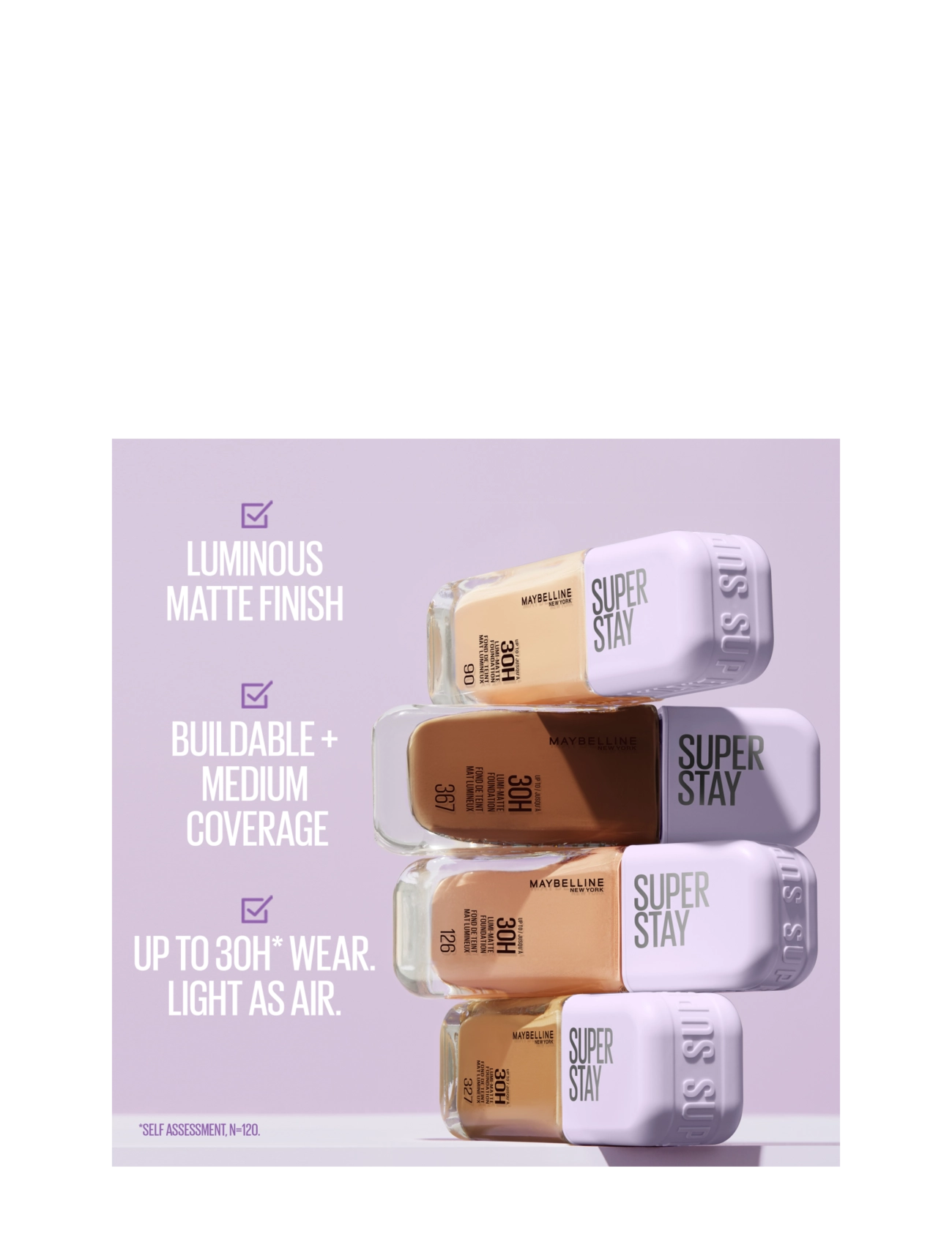 Maybelline - Maybelline New York Superstay Lumi Matte Foundation - makeup - 118 - 2