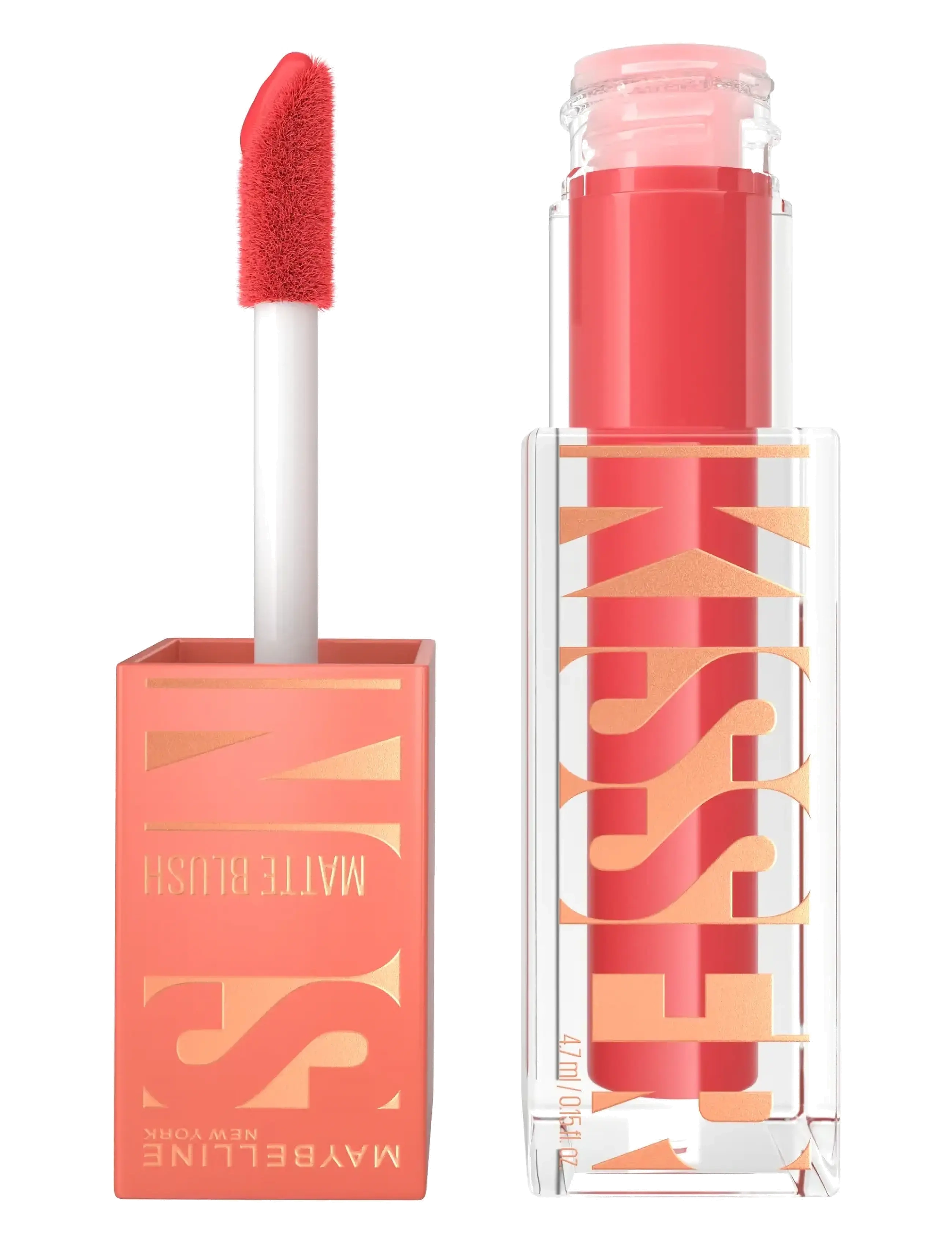 Maybelline Maybelline New York Sunkisser Matte Liquid Blush 4,7 ml, 4.7 ml, Coral, Ansigt > Rouge, Dame