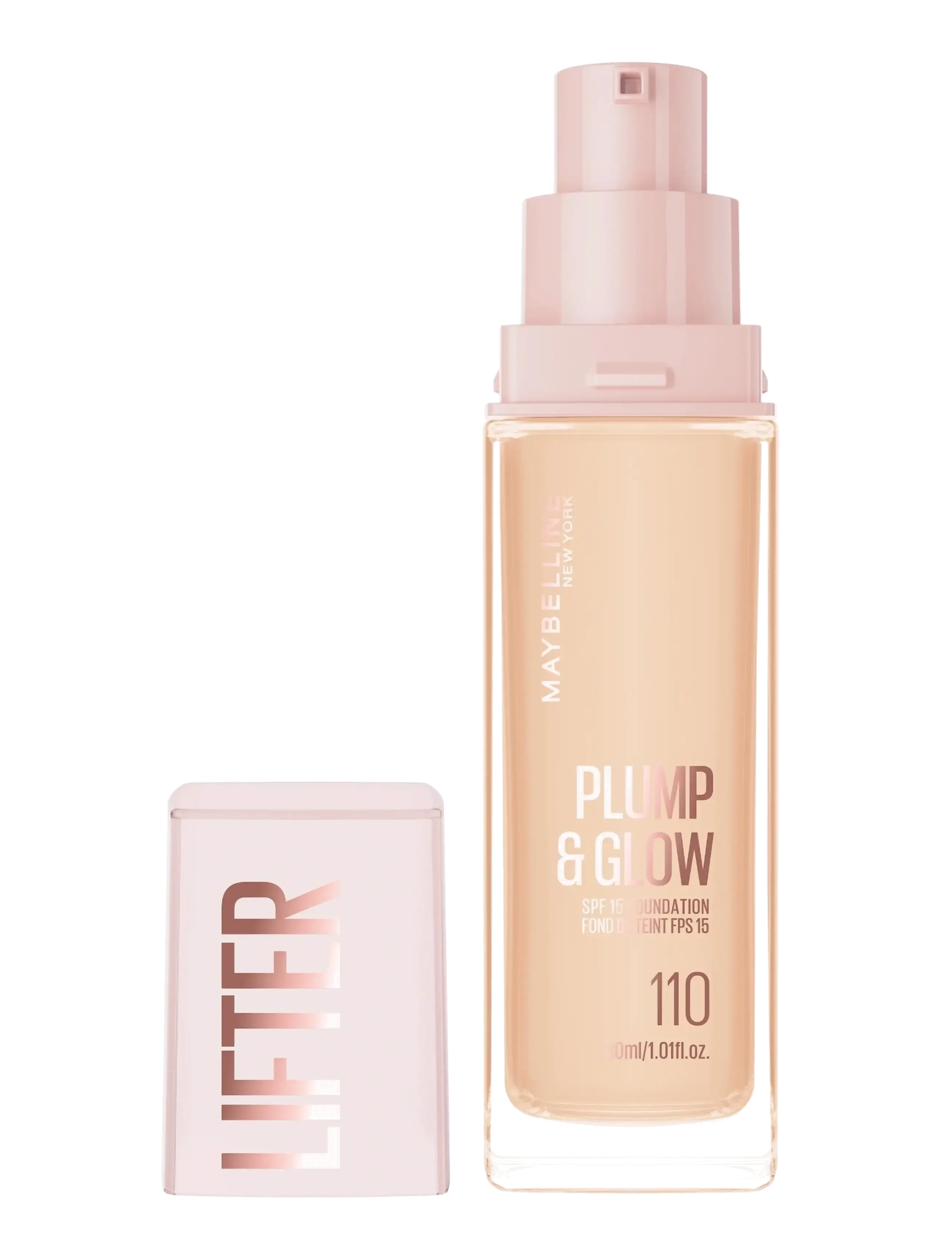 Maybelline Maybelline New York Lifter Plump & Glow Foundation, 30 ml, Ansigt > Foundation, Dame