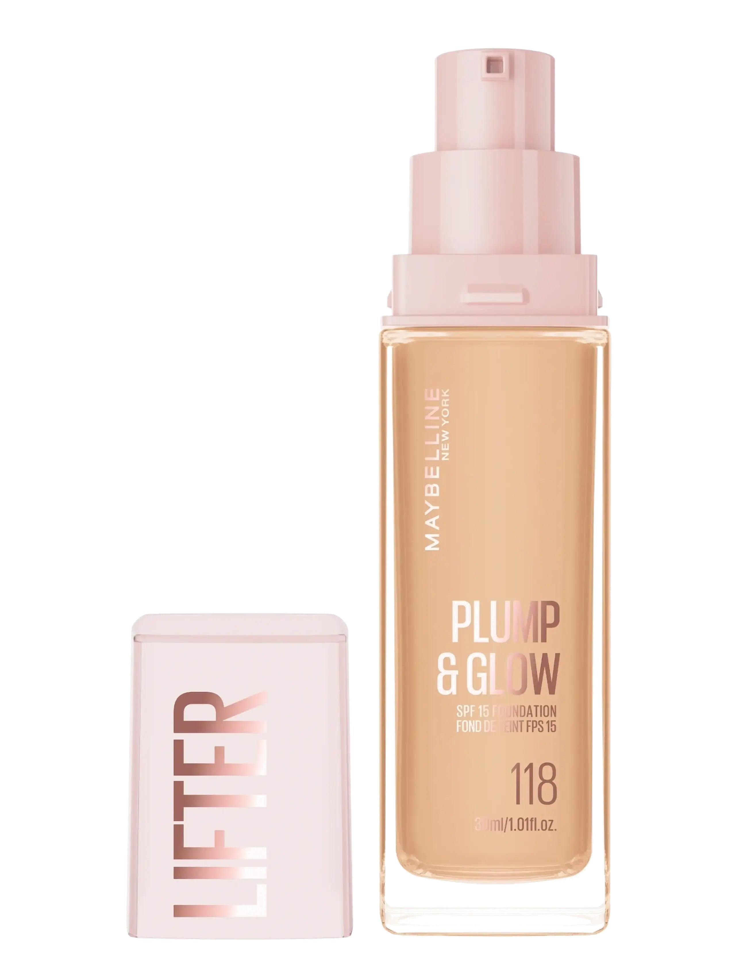 Maybelline Maybelline New York Lifter Plump & Glow Foundation, 30 ml, Ansigt > Foundation, Dame