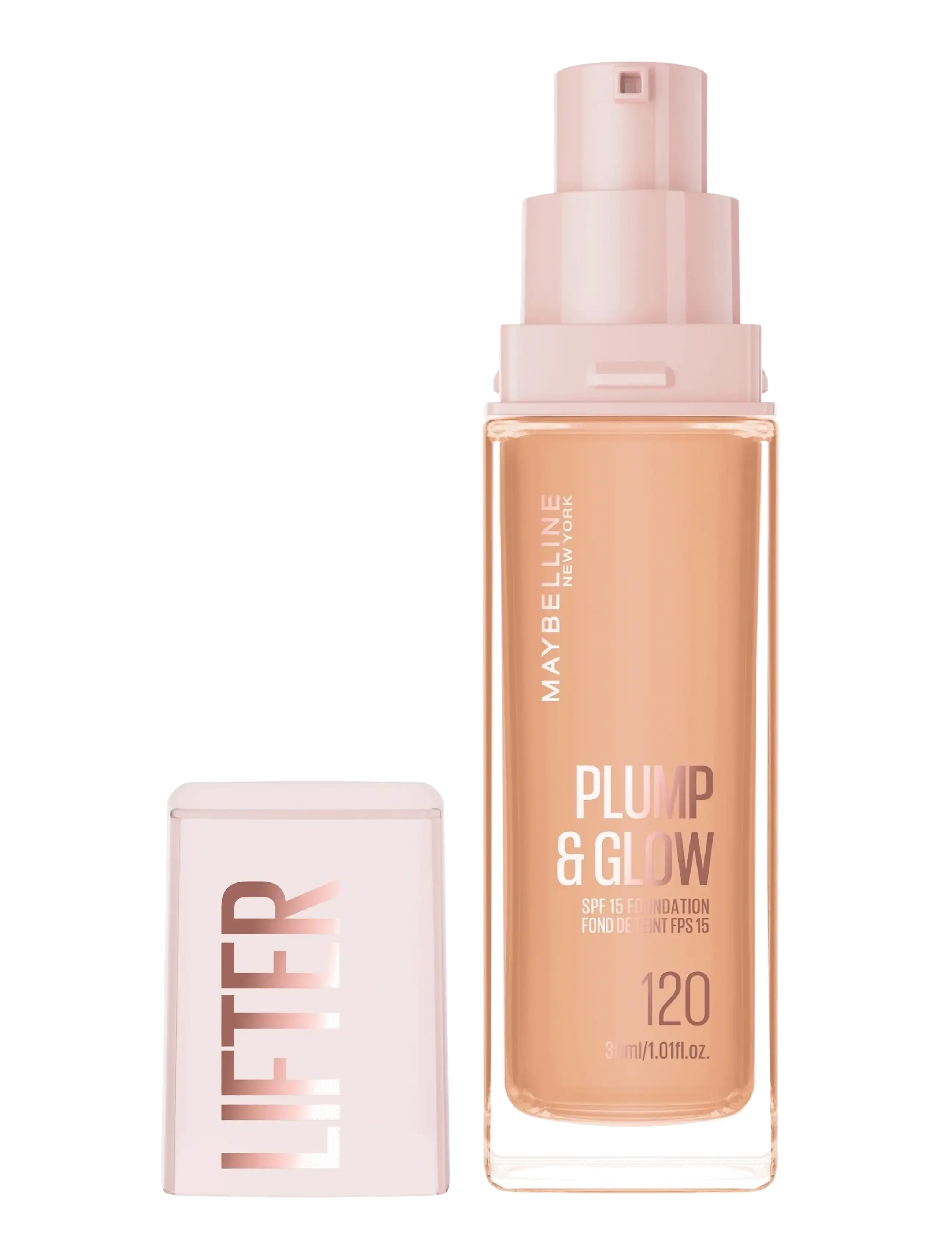 Maybelline Maybelline New York Lifter Plump & Glow Foundation, 30 ml, Ansigt > Foundation, Dame