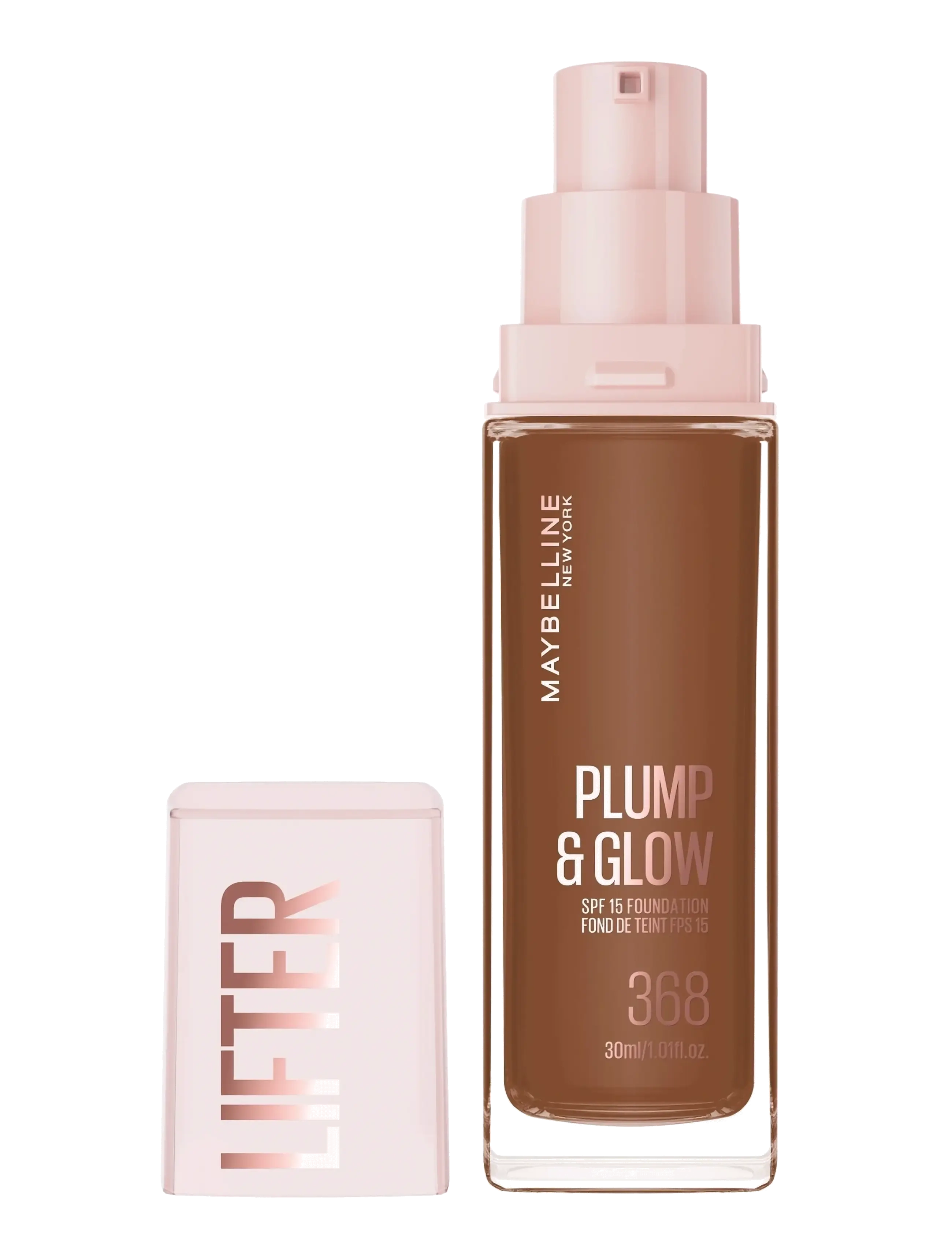 Maybelline Maybelline New York Lifter Plump & Glow Foundation - Smink - 368 / natural