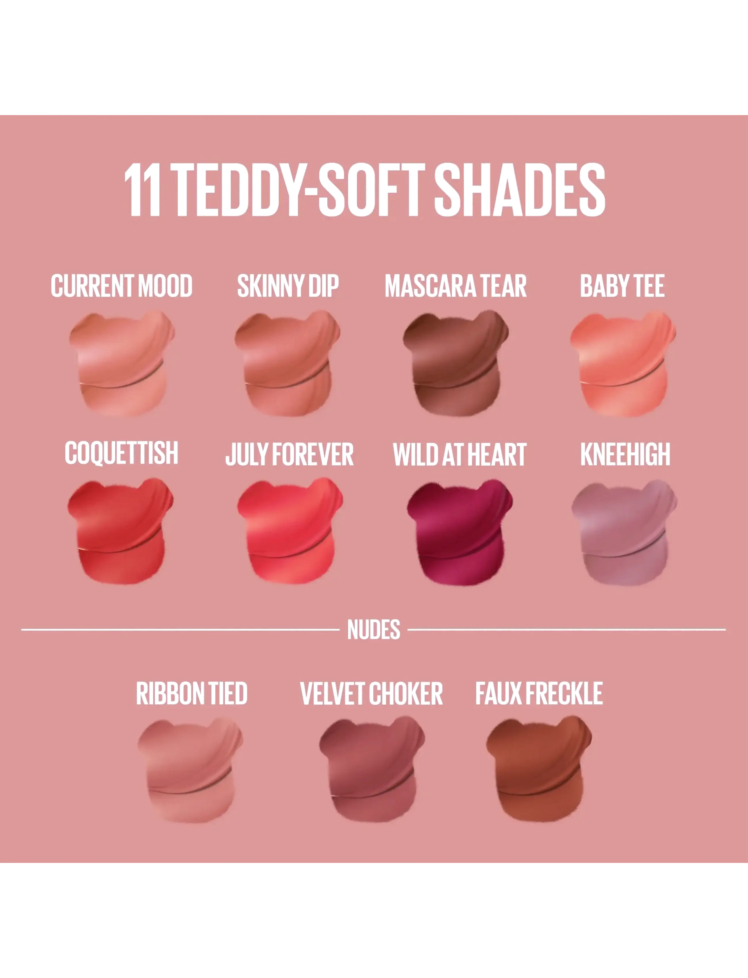 Maybelline - Maybelline New York Super Stay Teddy Tint Liquid Lipstick 110 Faux Freckle 5 ml - sminke - 110 faux freckle - 4