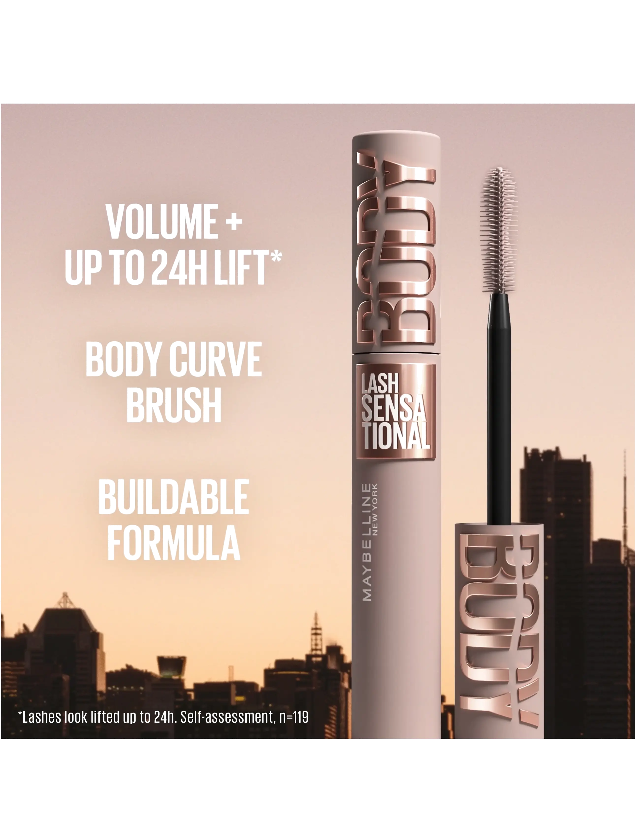 Maybelline - Maybelline New York Lash Sensational Body Mascara - Øjne & bryn - very black - 4