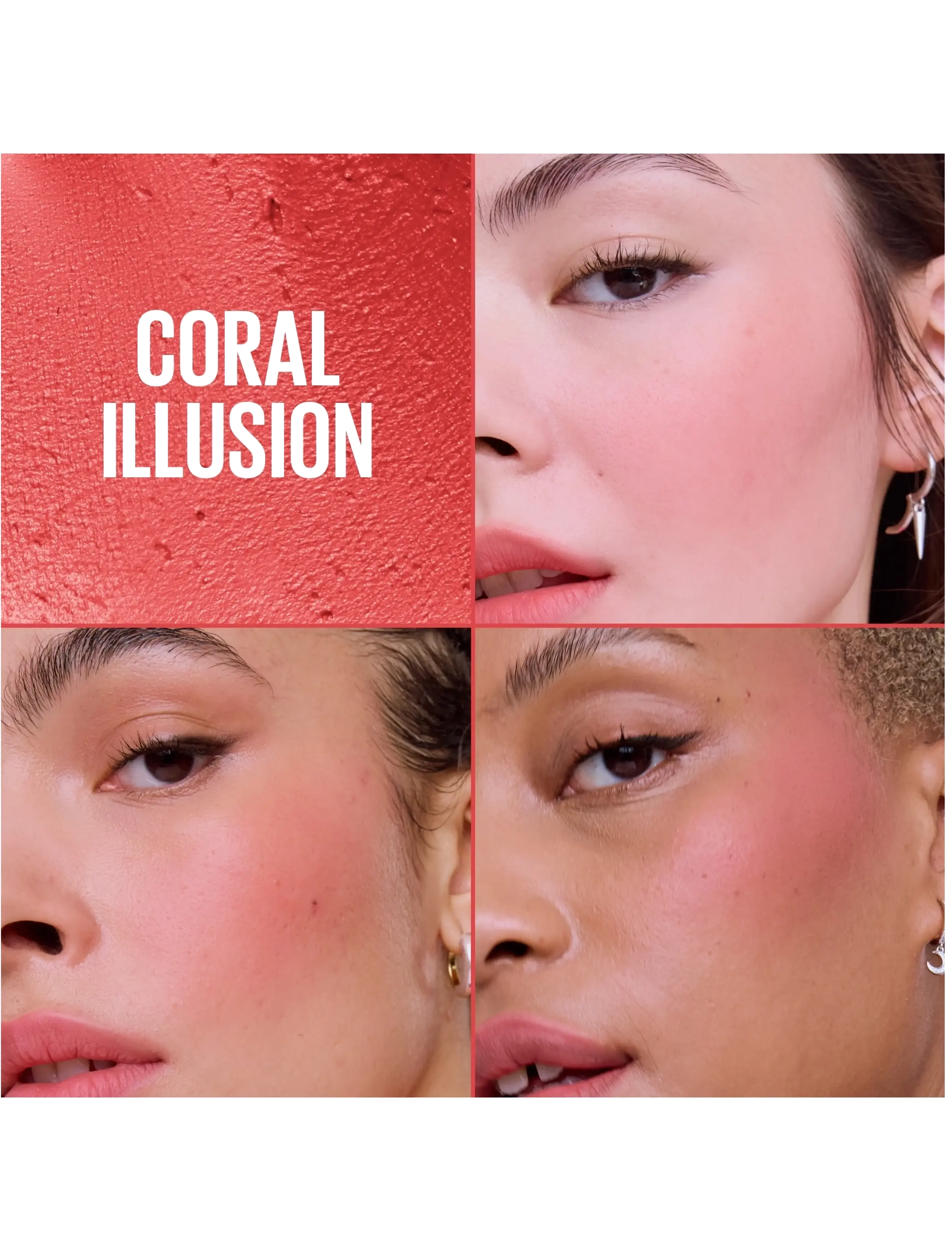 Maybelline - Maybelline New York Cloudtopia Cheek & Lip Mousse - förðunarvörur - 5 coral illusion - 4