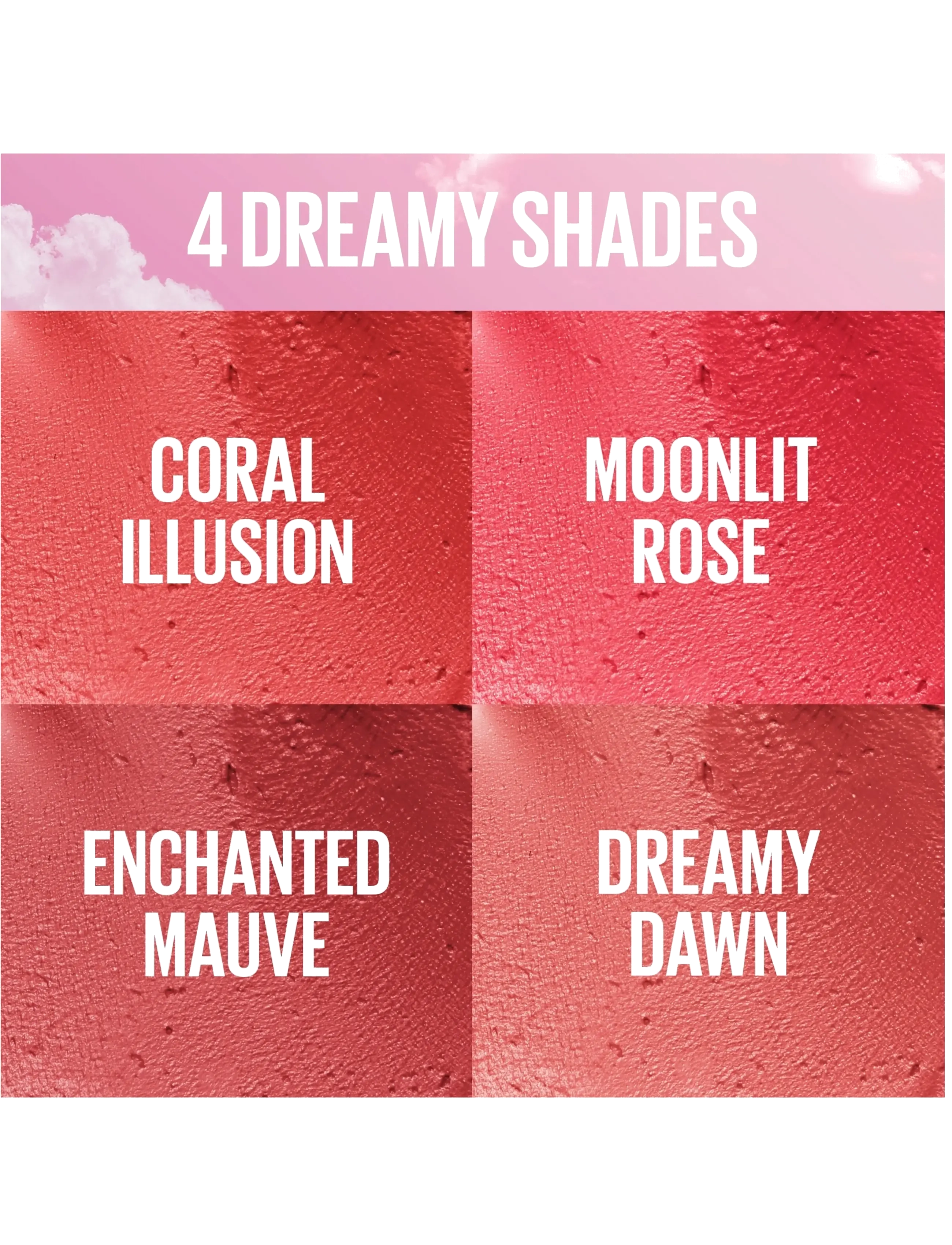 Maybelline - Maybelline New York Cloudtopia Cheek & Lip Mousse - makeup - 7 moonlit rose - 5