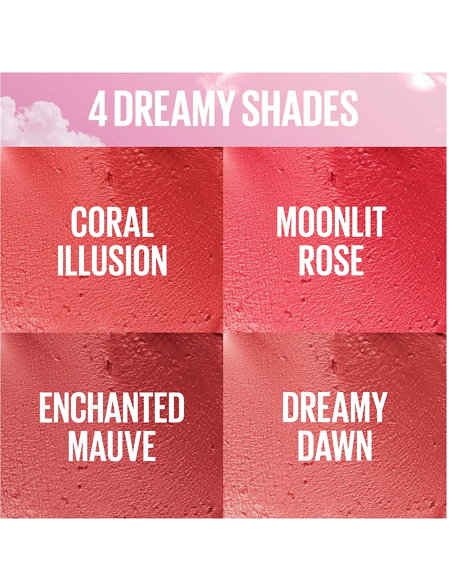 Maybelline - Maybelline New York Cloudtopia Cheek & Lip Mousse - makeup - 7 moonlit rose - 5