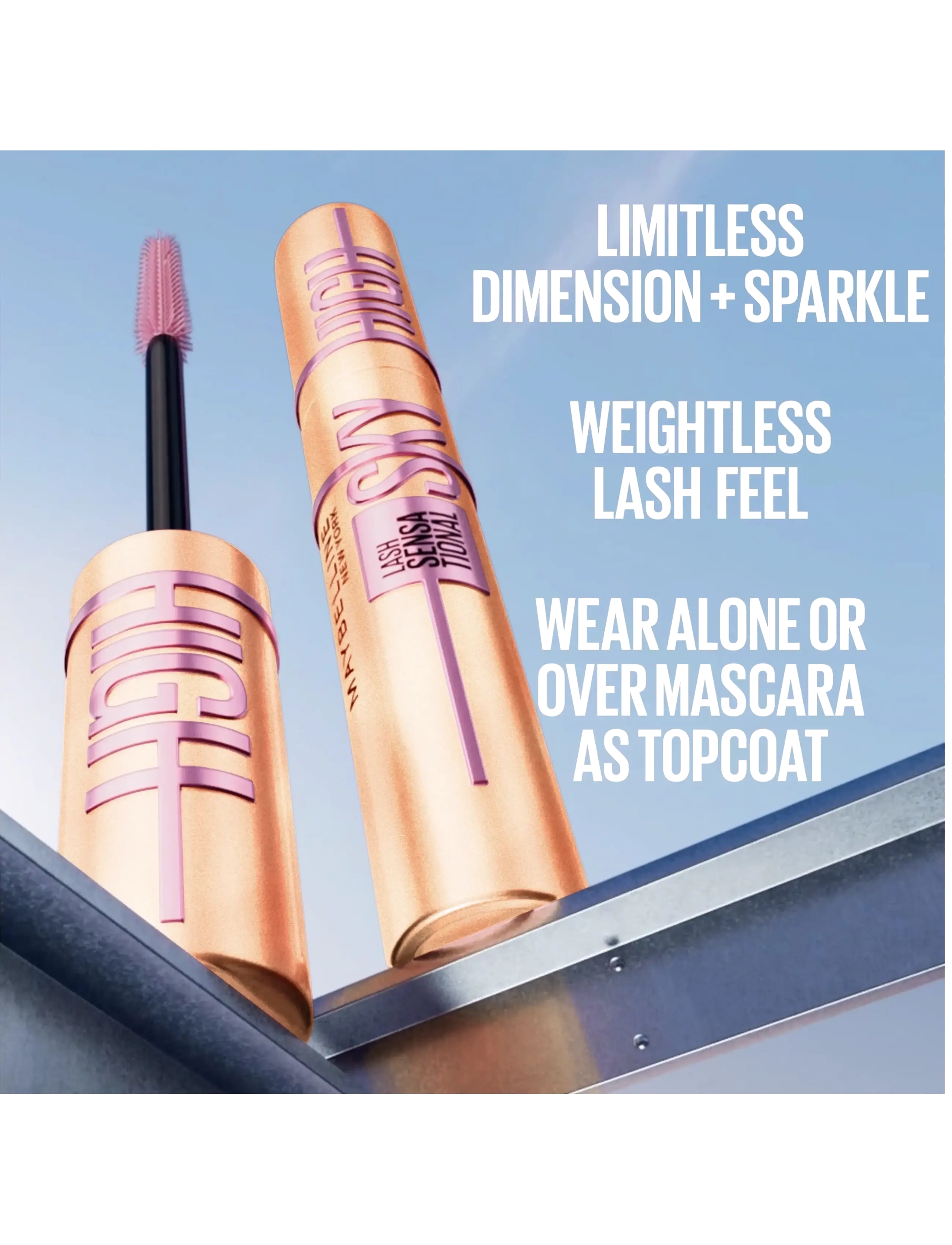 Maybelline - Maybelline New York Lash Sensational Sky High Mascara Gold Glitz 7,5 ml - Øjne & bryn - gold glitz - 4