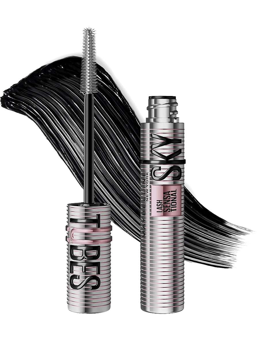 Maybelline - Maybelline New York Lash Sensational Sky Tubes Mascara Black 7,2 ml - Øjne & bryn - black - 1
