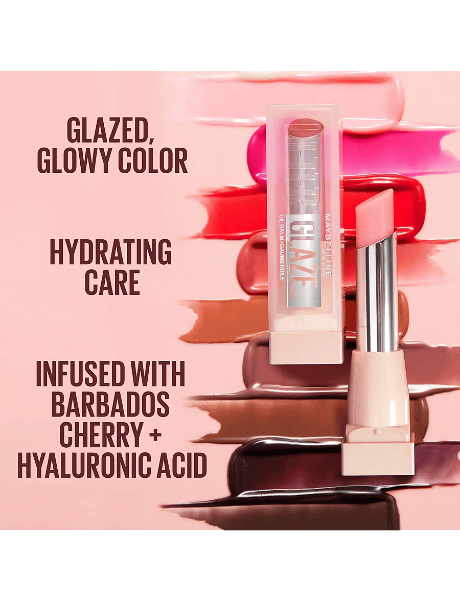 Maybelline - Maybelline New York Lifter Glaze Lip Balm 03 Rose Bite 4,4 g - huulepalsamid - acai glaze - 2