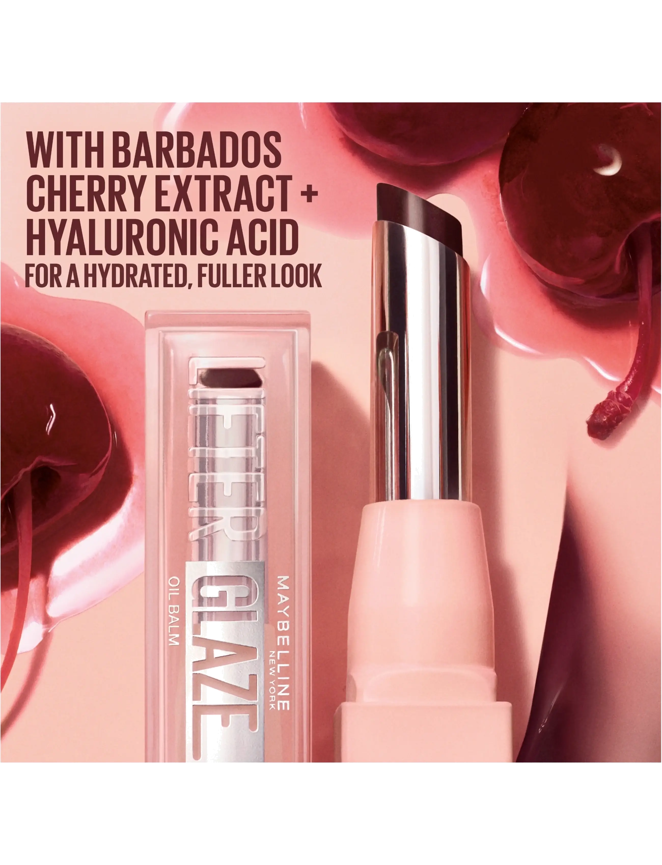 Maybelline - Maybelline New York Lifter Glaze Lip Balm 04 Cherry Swirl 4,4 g - læbepomade - espresso kiss - 3