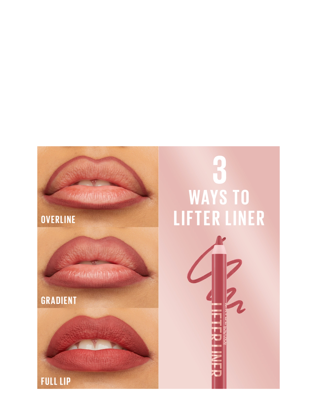 Maybelline - Maybelline New York Lifter Liner 04 Out Of Line läppenna 1,2 g - makeup - big lift - 3