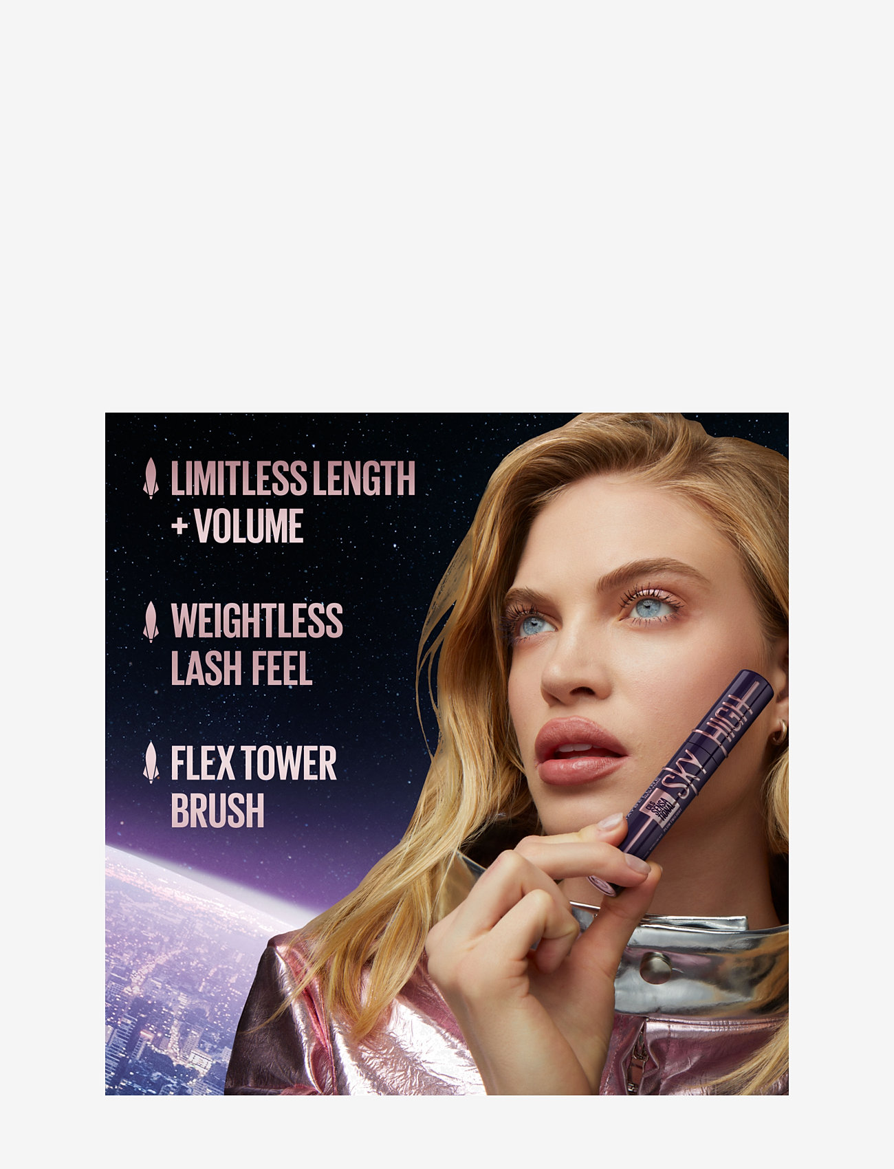 Maybelline - Maybelline New York Lash Sensational Sky High Mascara Plum Twilight 7 ml - smink - green altitude - 3