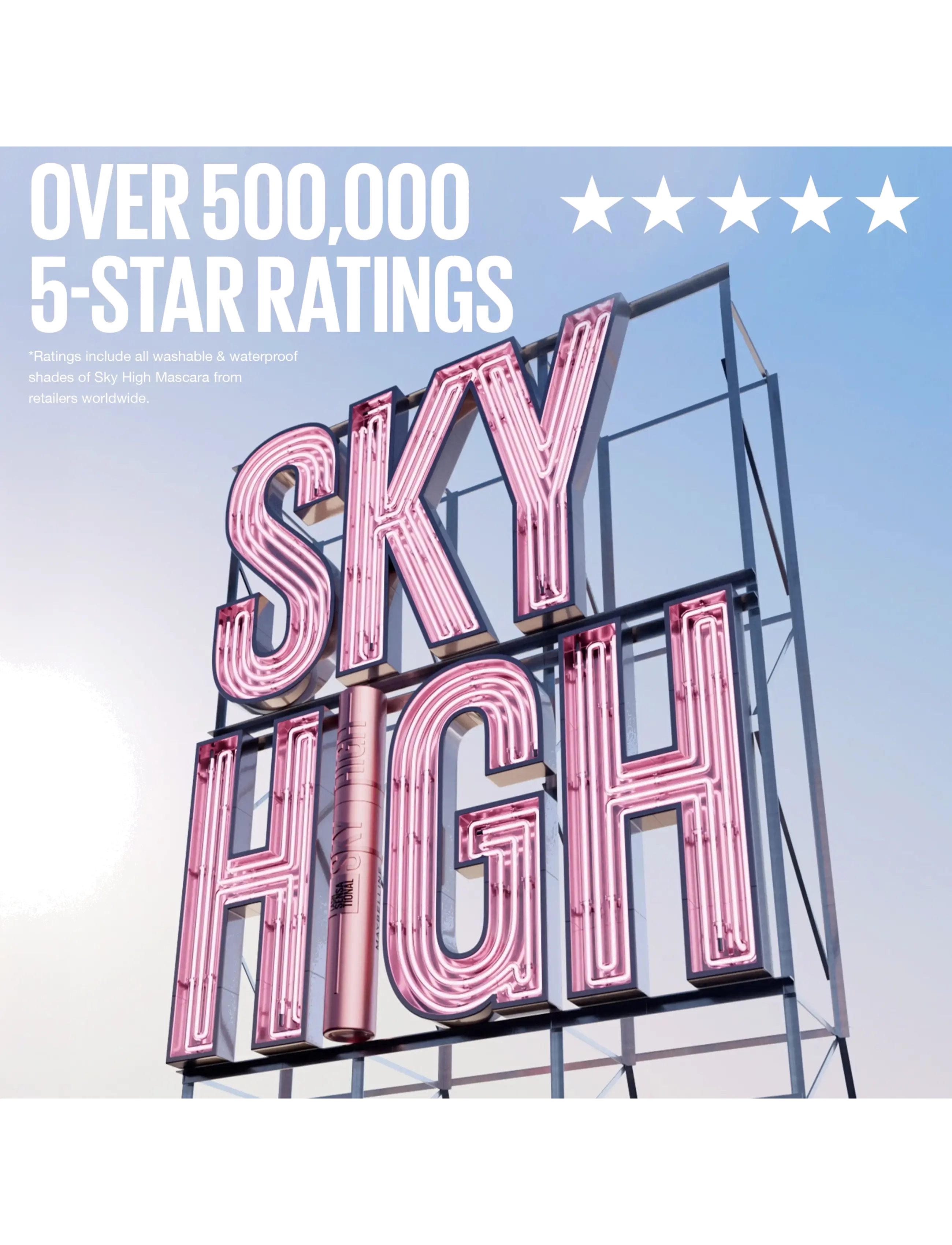 Maybelline New York Lash Sensational Sky High Mascara Space Diamond ögonsmink dam – bild 6