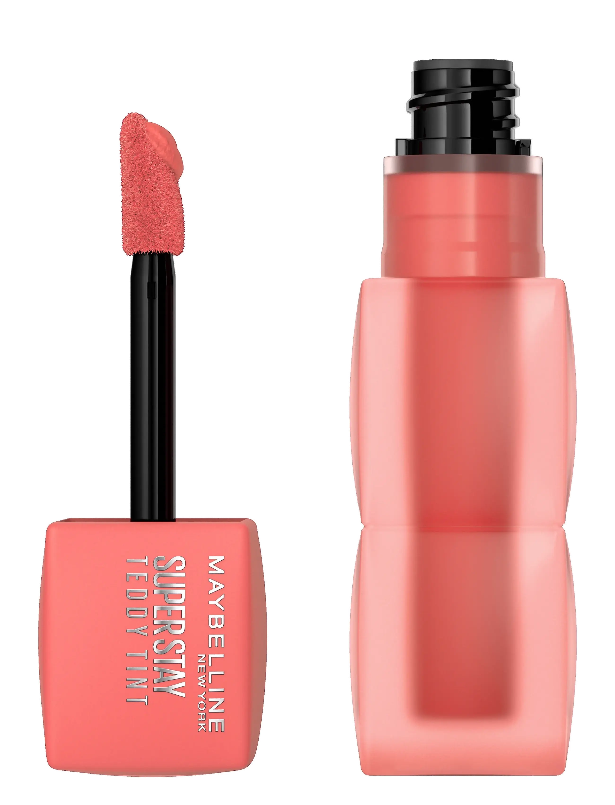 Maybelline New York Superstay Teddy Tint Läppstift 55 Kneehigh 5 Ml, Læbestift, Koral, Str: 5 ML