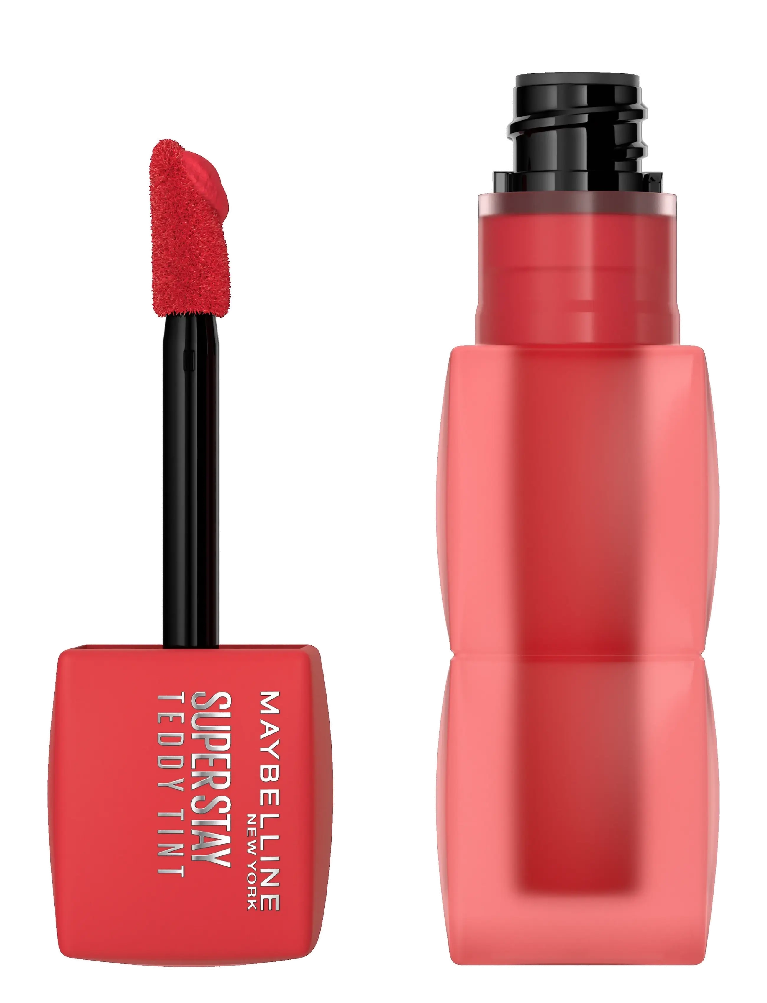 Maybelline New York Superstay Teddy Tint Läppstift 55 Kneehigh 5 Ml, Læbestift, Rød, Str: 5 ML