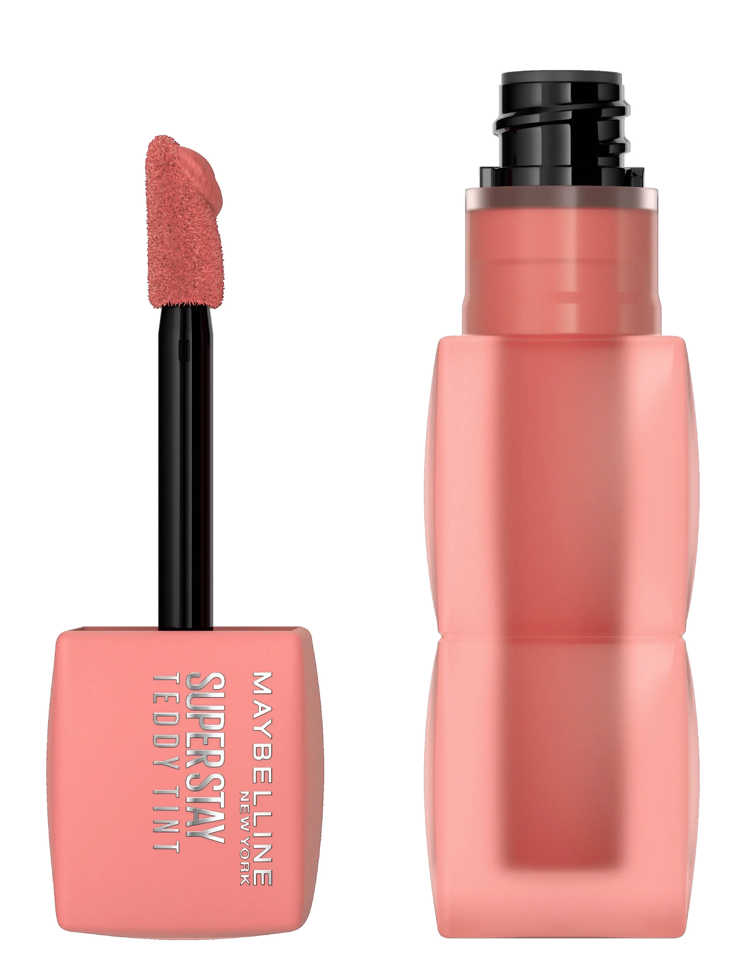 Maybelline Maybelline New York Superstay Teddy Tint läppstift 55 Kneehigh 5 ml - Maybelline - CURRENT MOOD / pink/rose