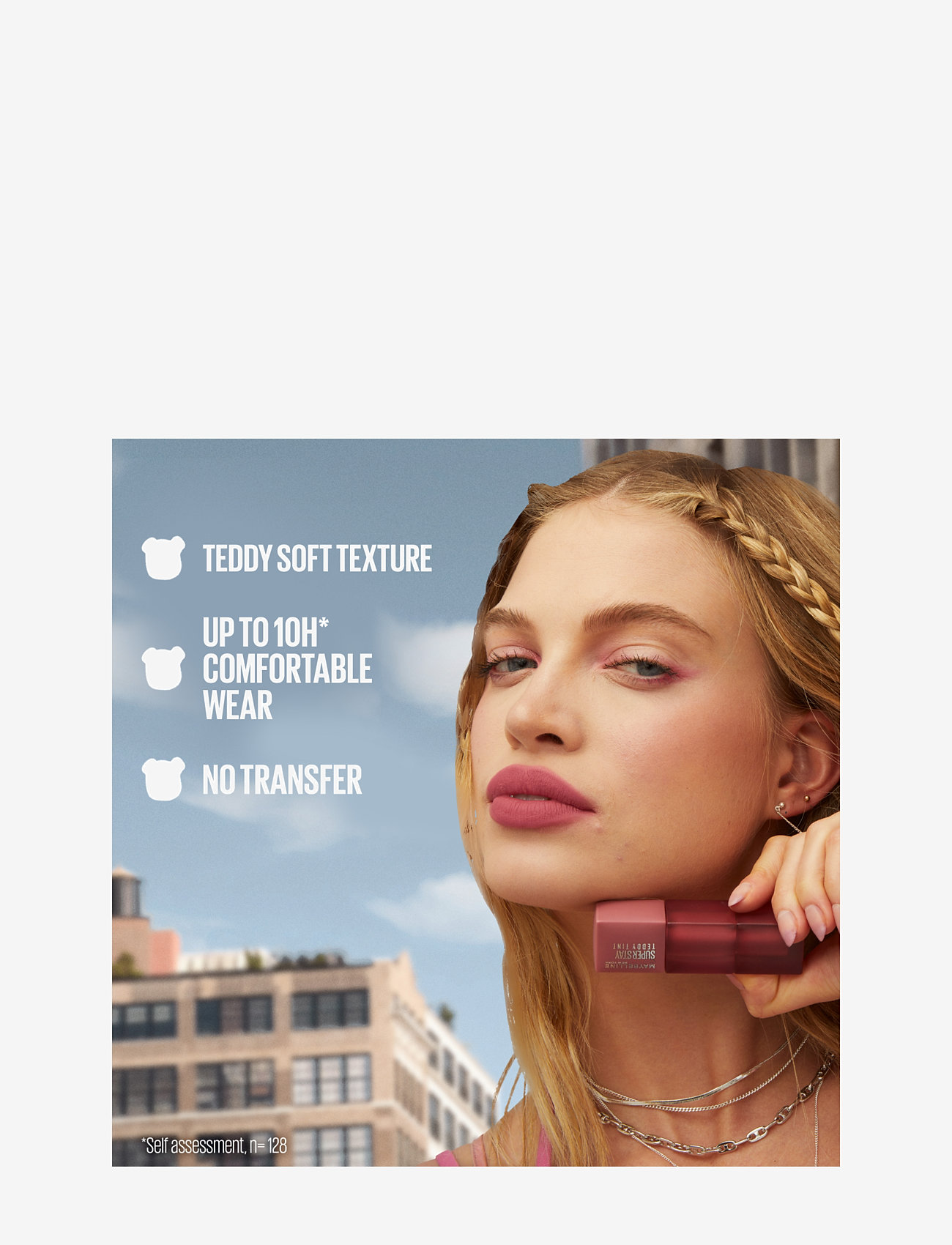 Maybelline - Maybelline New York Superstay Teddy Tint läppstift 55 Kneehigh 5 ml - makeup - current mood - 2