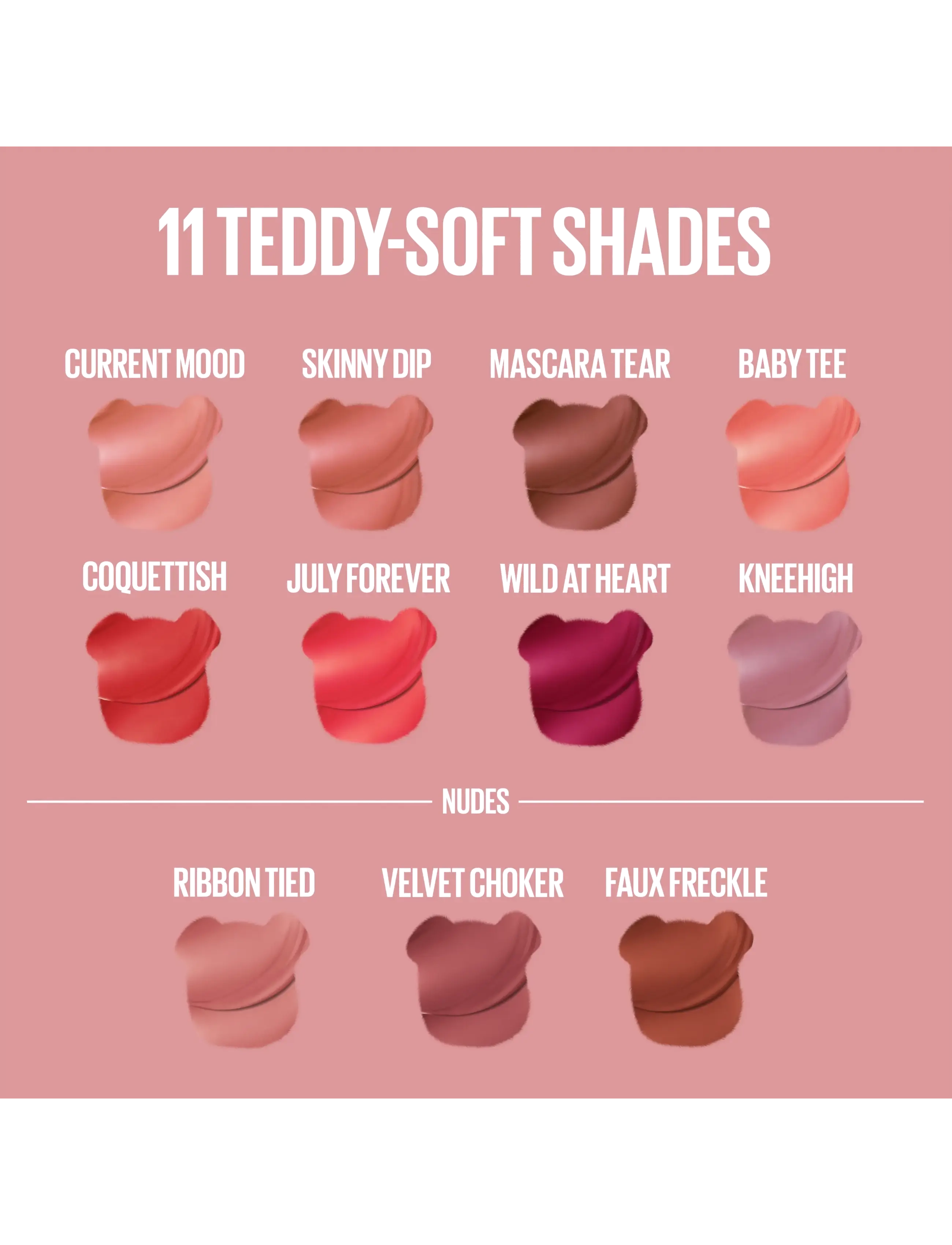 Maybelline - Maybelline New York Superstay Teddy Tint läppstift 55 Kneehigh 5 ml - lip stain - mascara tear - 4
