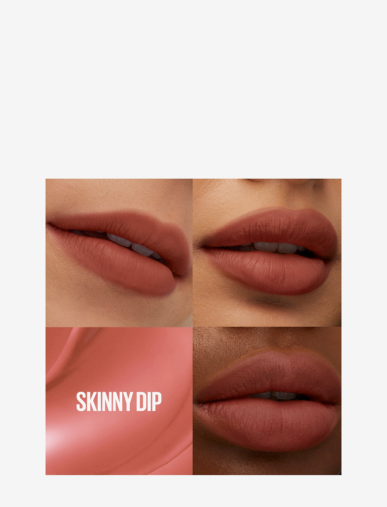 Maybelline - Maybelline New York Superstay Teddy Tint läppstift 55 Kneehigh 5 ml - makeup - skinny dip - 1