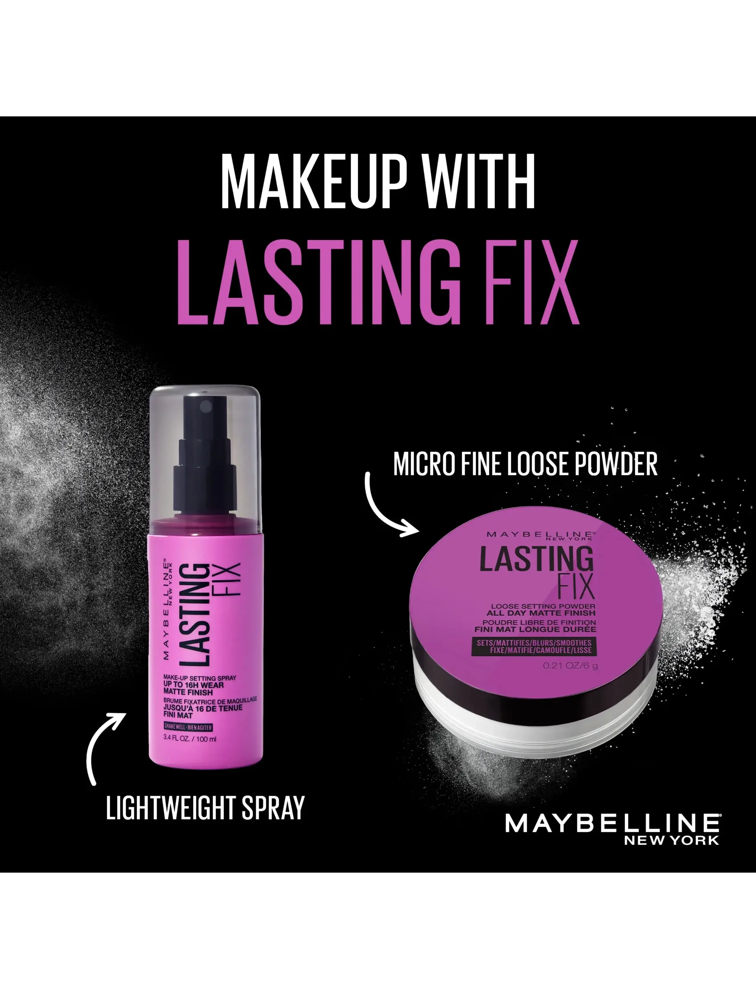 Maybelline - Maybelline New York Lasting Fix Setting Spray 100 ml - makeup - transparent - 2