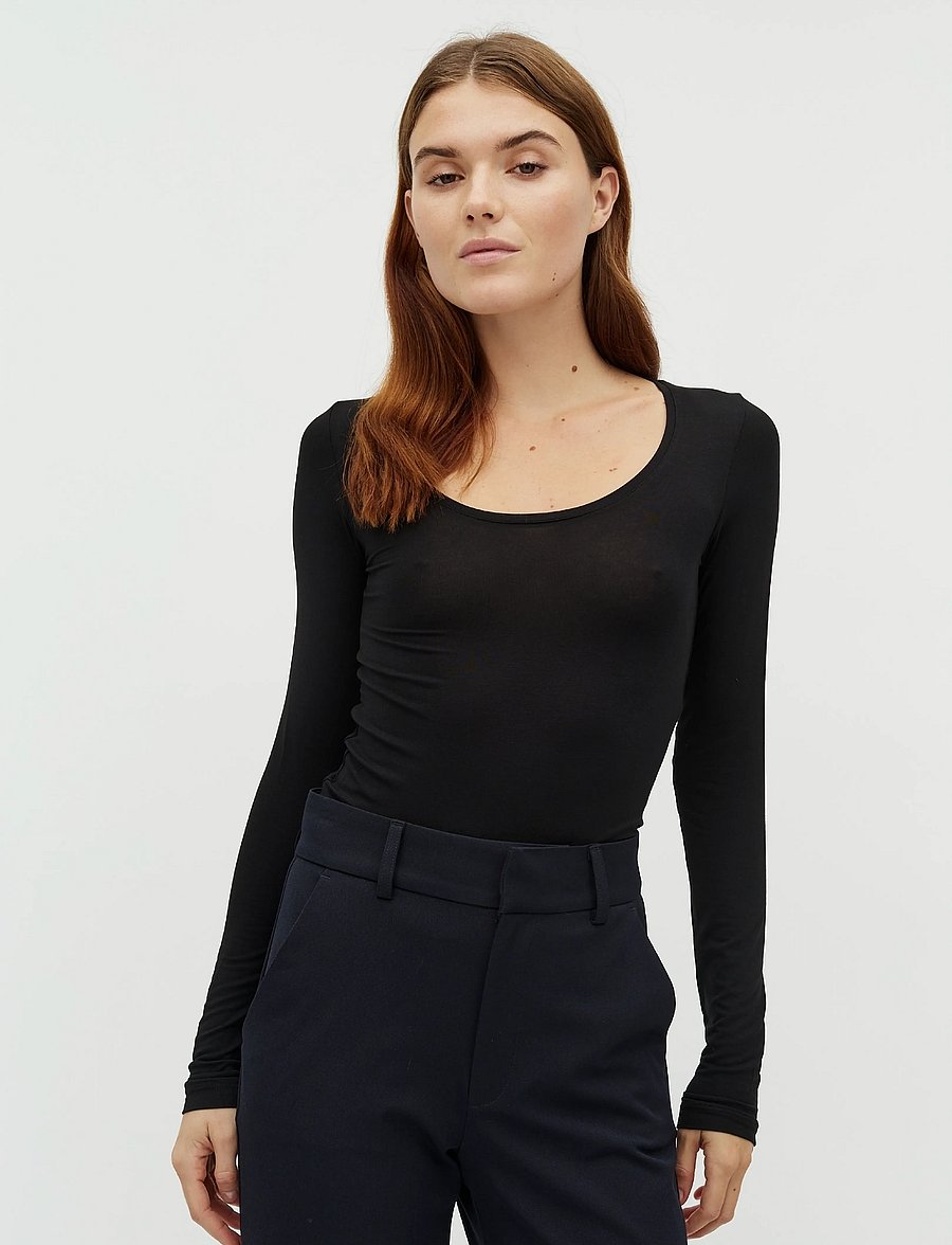 mbyM - Anna - langärmlige tops - black - 0