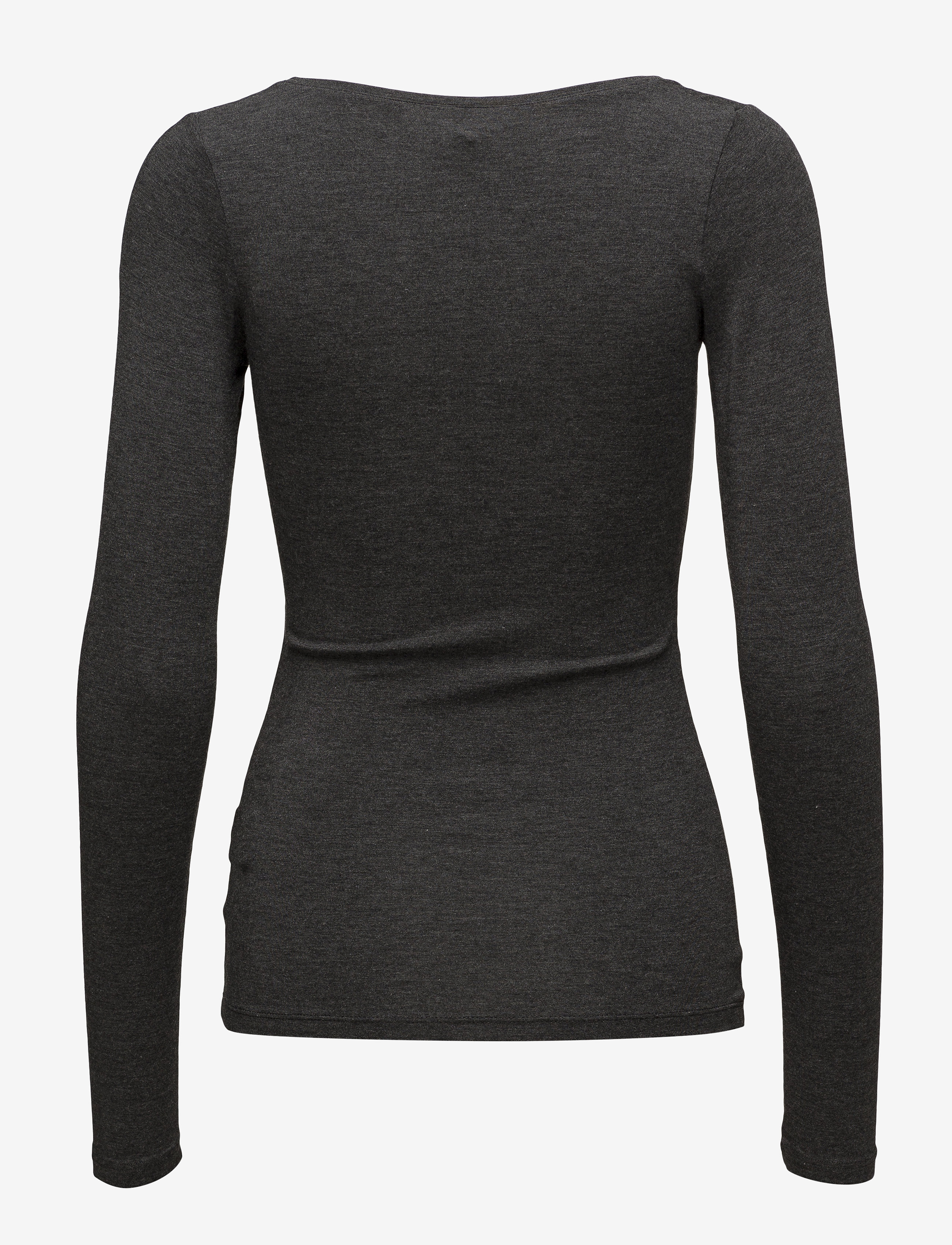 mbyM - Anna - long-sleeved tops - dark grey melange - 1