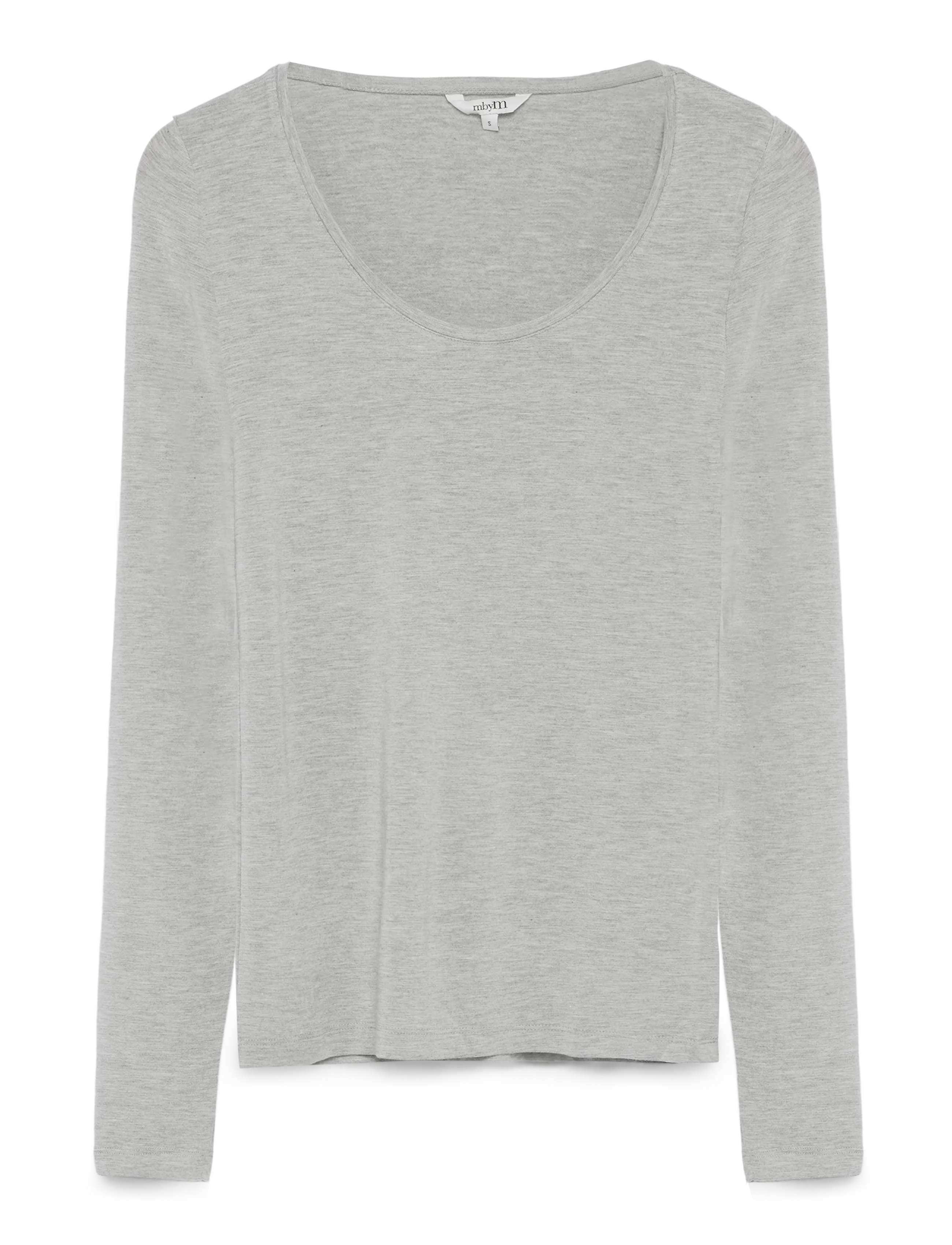 mbyM Anna, M, Grey, T-Shirts & Toppe > Langærmede, Dame