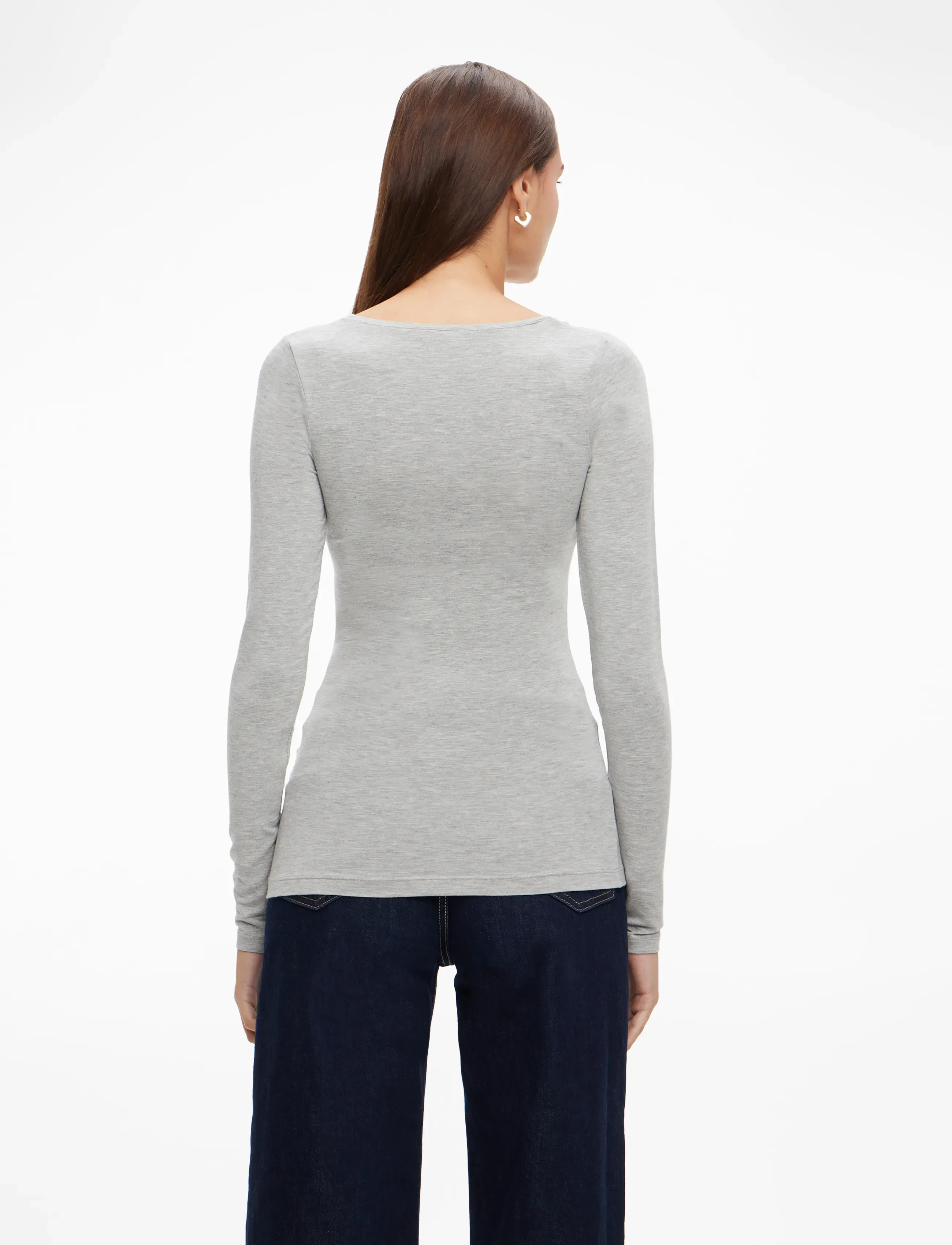 mbyM - Anna - topy z długimi rękawami - light grey melange - 4