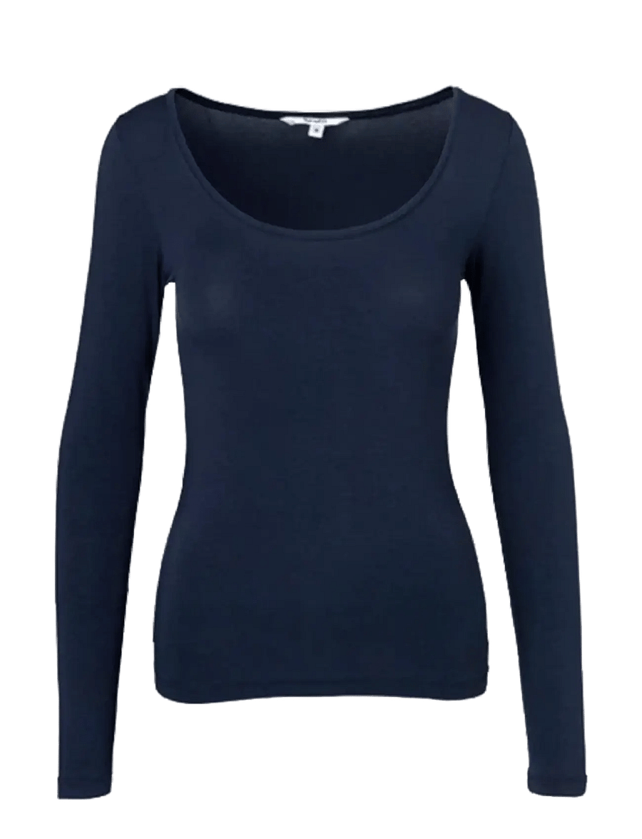 MBYM - Anna - long-sleeved tops - navy blue - 1