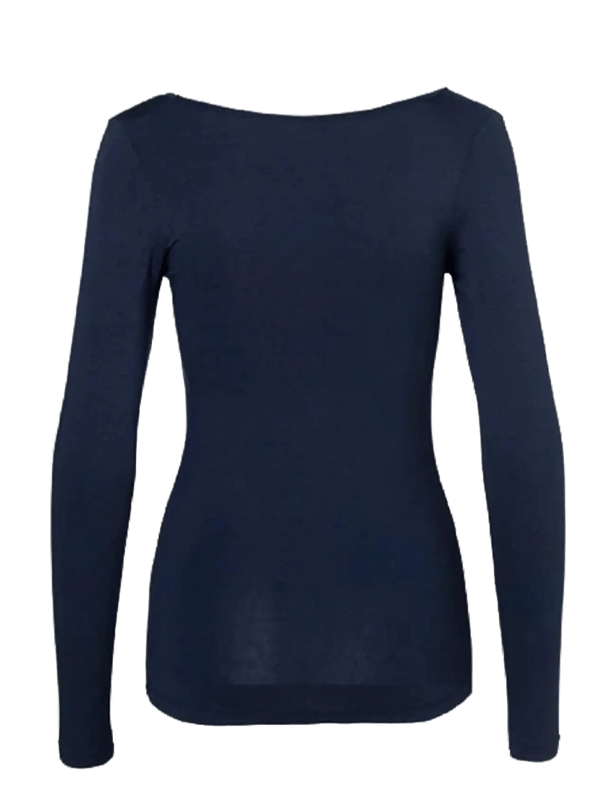 MBYM - Anna - long-sleeved tops - navy blue - 2