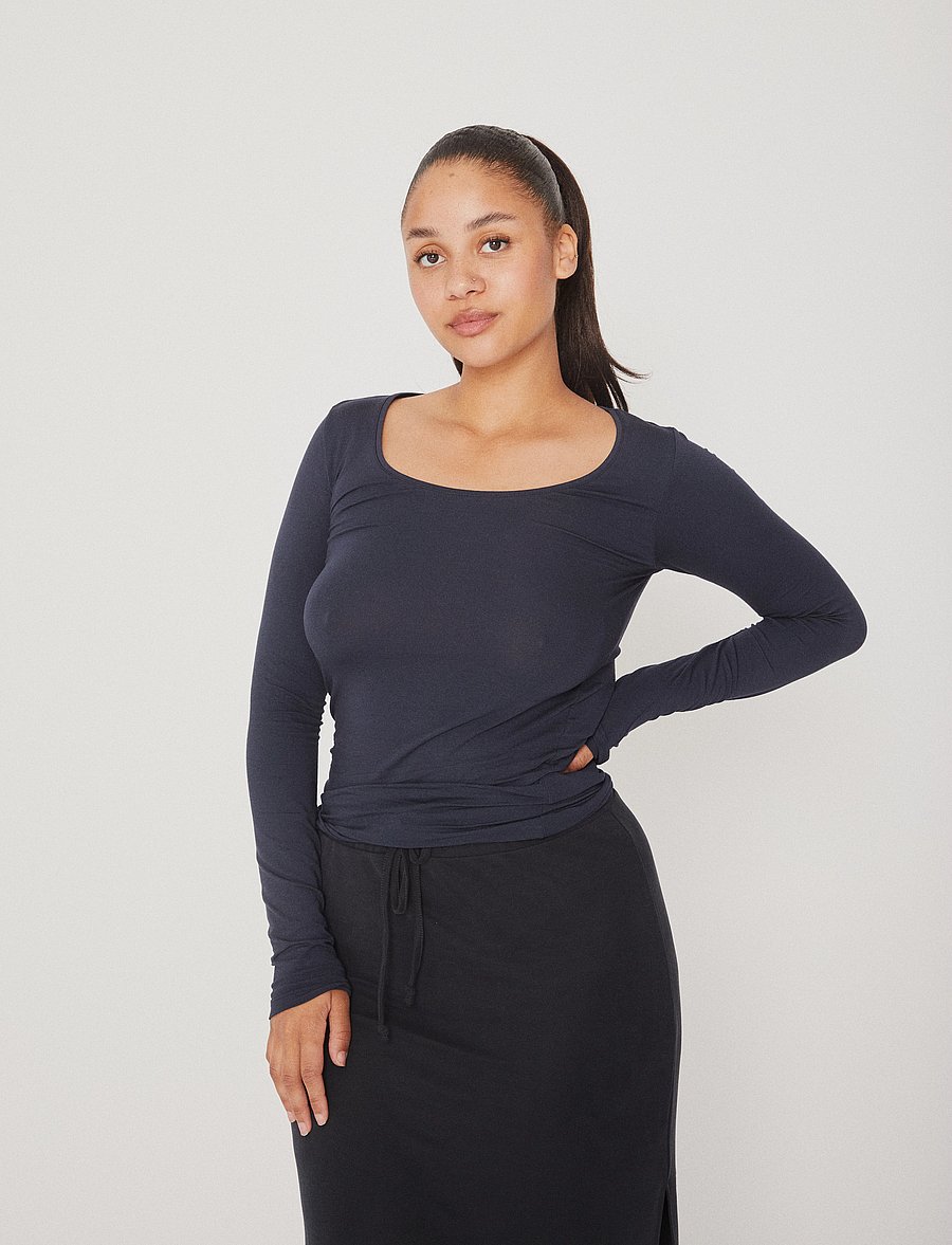 mbyM - Anna - langärmlige tops - navy blue - 0
