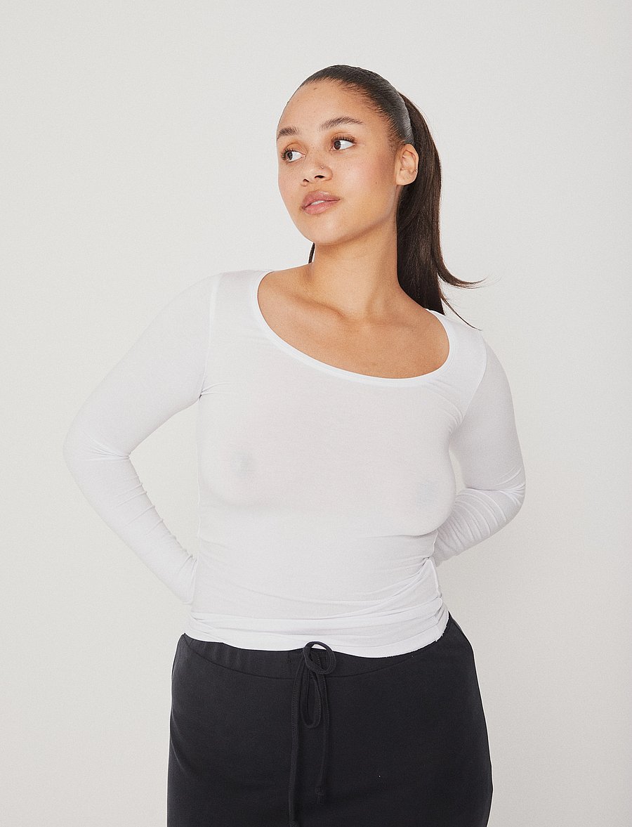 mbyM - Anna - langärmlige tops - optical white - 0