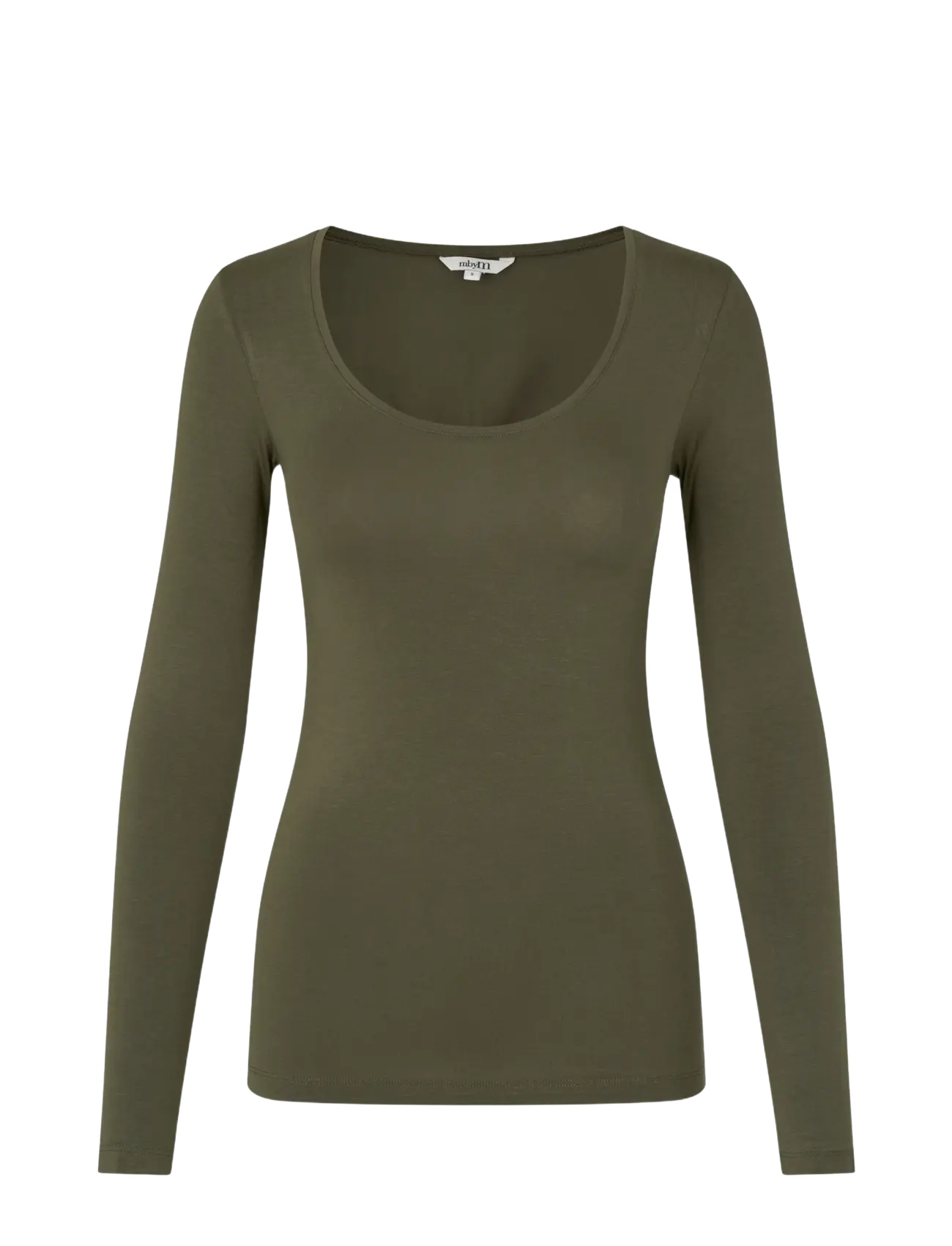 MBYM - Anna - langärmlige tops - warm olive - 1