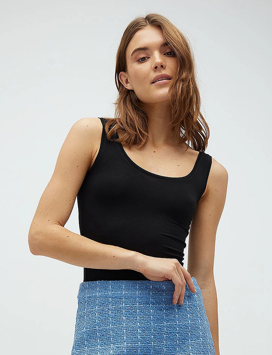 mbyM - Sina - sleeveless tops - black - 0