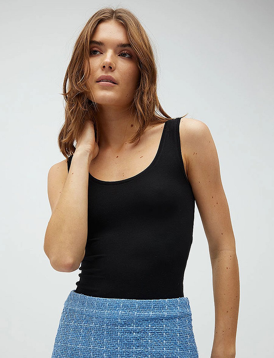 mbyM - Sina - sleeveless tops - black - 3