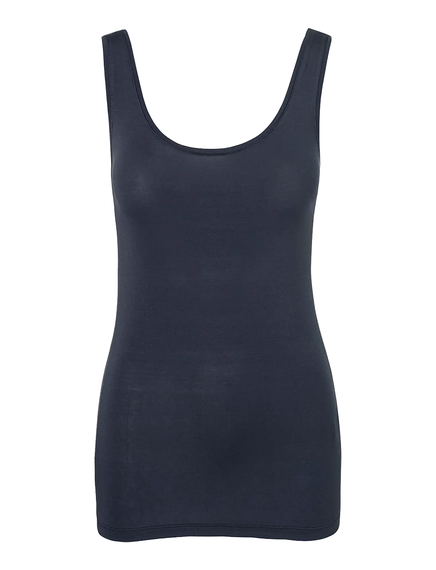 MBYM - Sina - sleeveless tops - navy blue - 1