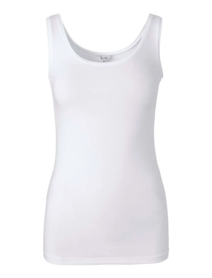 MBYM - Sina - sleeveless tops - optical white - 1