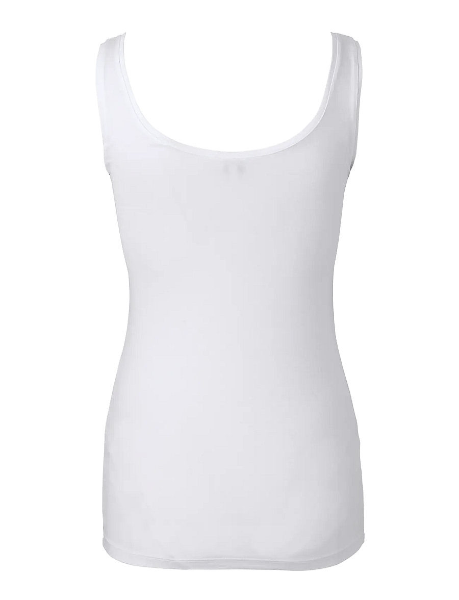 MBYM - Sina - sleeveless tops - optical white - 2