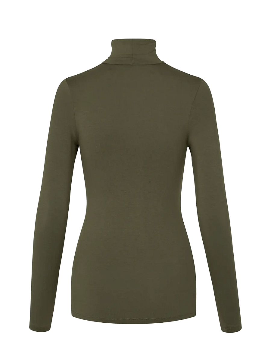 MBYM - Ina - langärmlige tops - warm olive - 2
