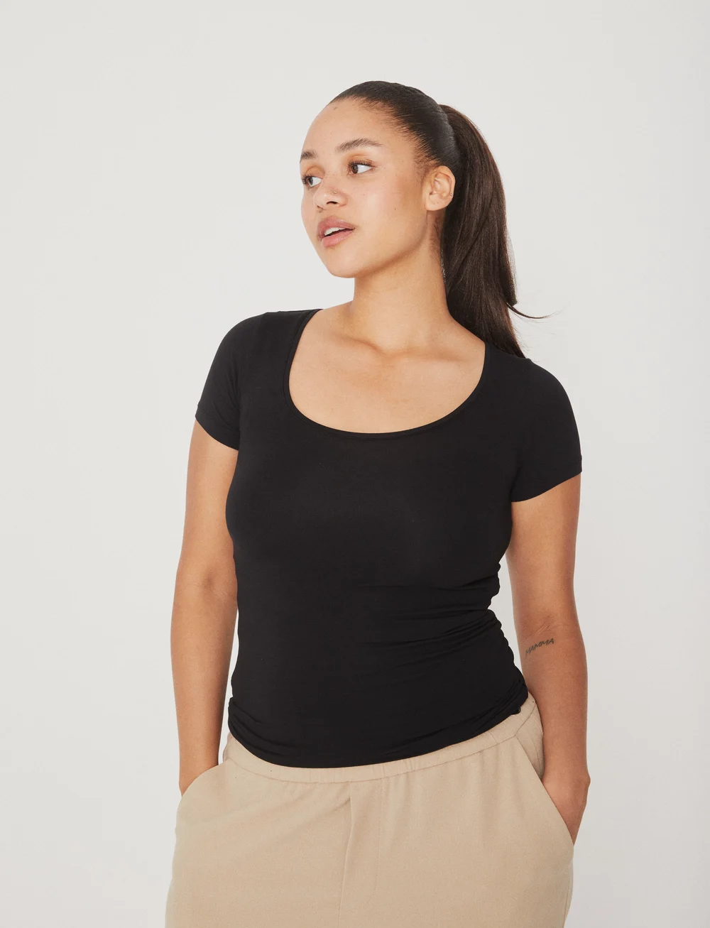 mbyM - Siliana - t-särgid - black - 3