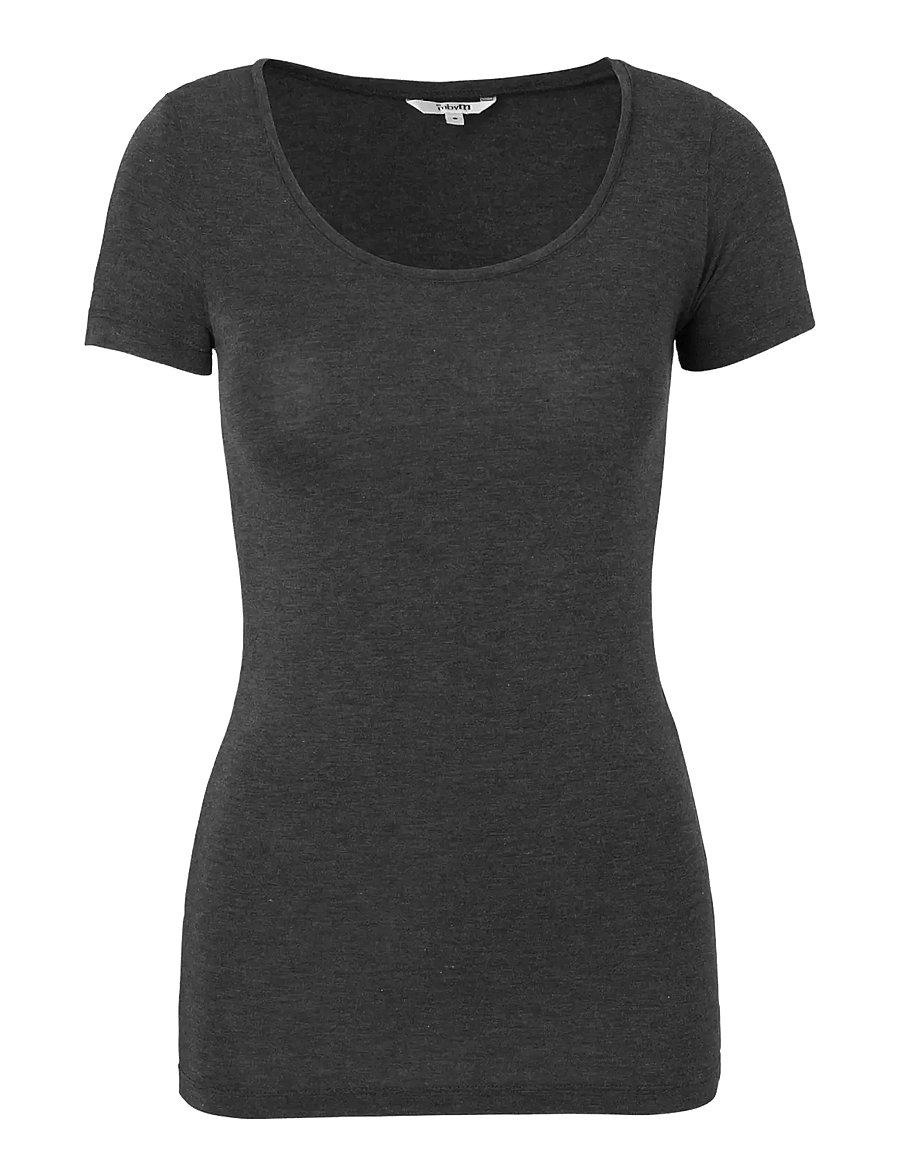 MBYM - Siliana - t-särgid - dark grey melange - 1