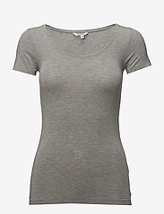 mbyM - Siliana - t-shirts & tops - light grey melange - 0