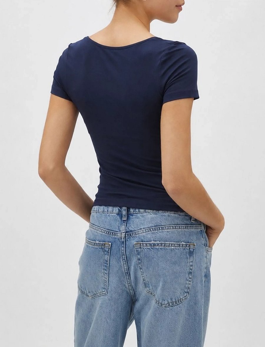 mbyM - Siliana - t-shirts - navy blue - 3