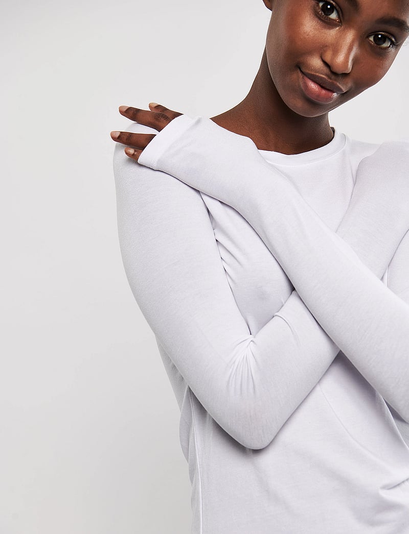 mbyM - Christina-M - långärmade toppar - optical white - 3