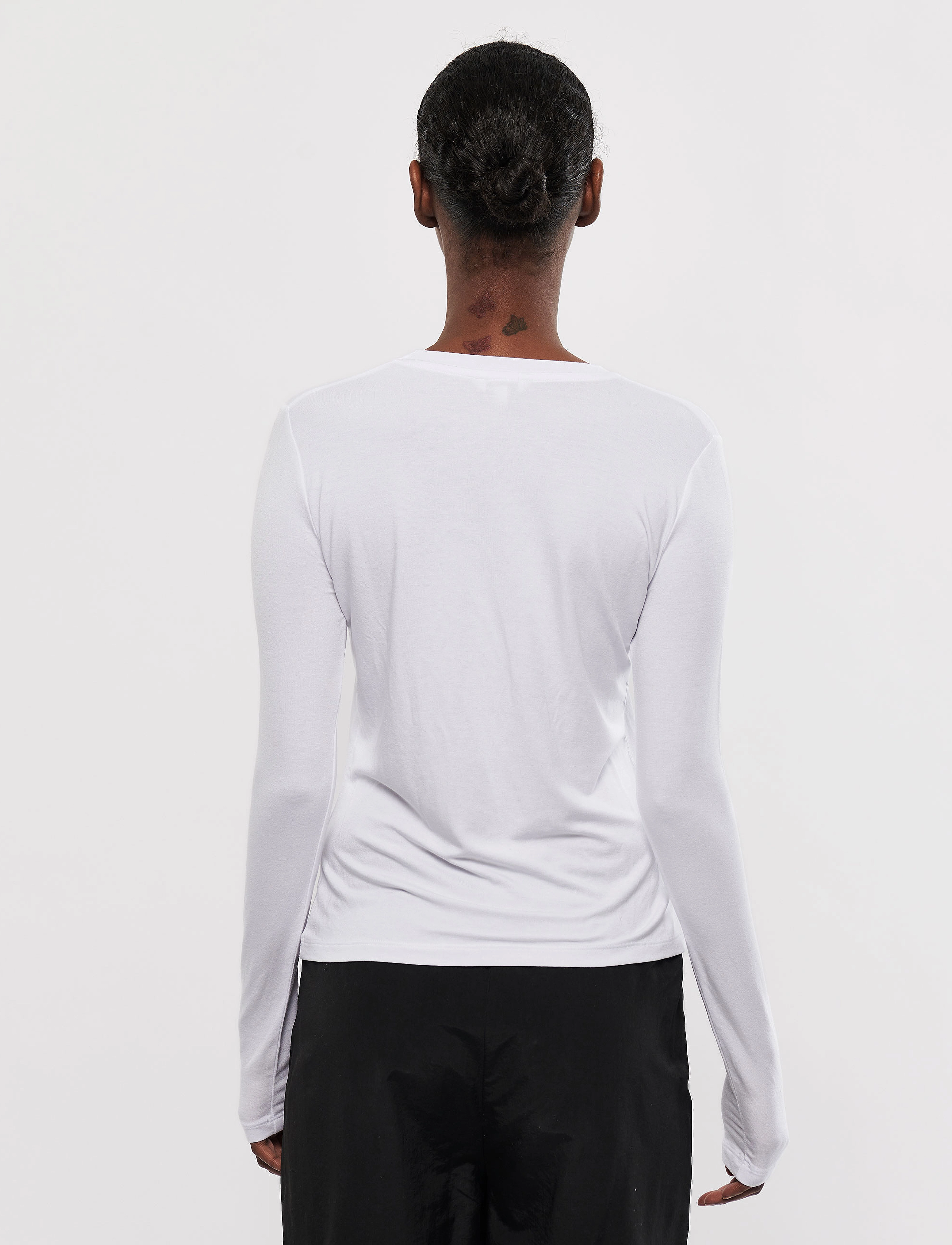 mbyM - Christina-M - long-sleeved tops - optical white - 4
