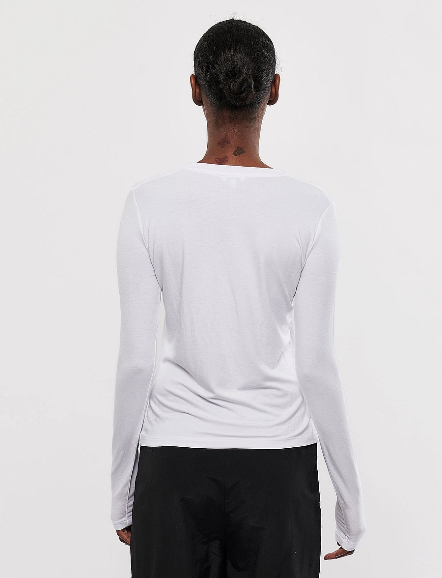mbyM - Christina-M - pikkade varrukatega topid - optical white - 4