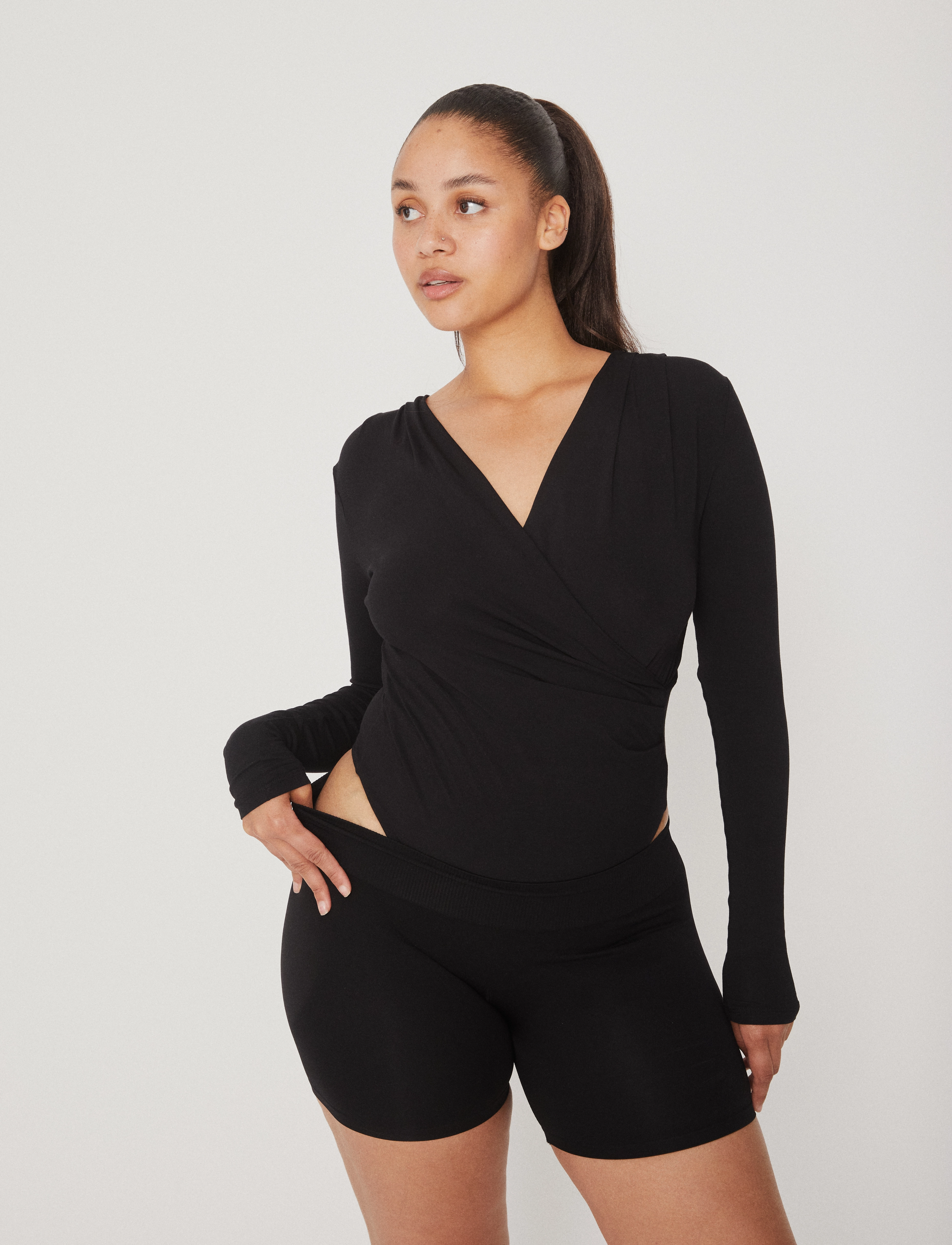 mbyM Lione, S, Black, T-Shirts & Toppe > Kroppe, Dame