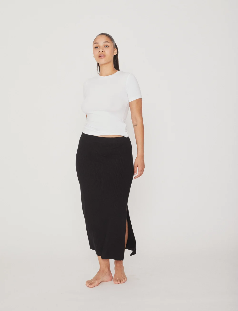 mbyM - Carano - knitted skirts - black - 0