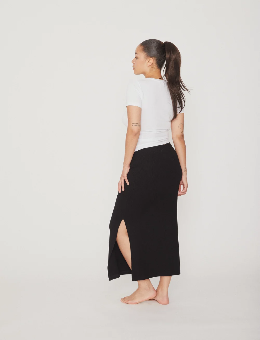 mbyM - Carano - knitted skirts - black - 5